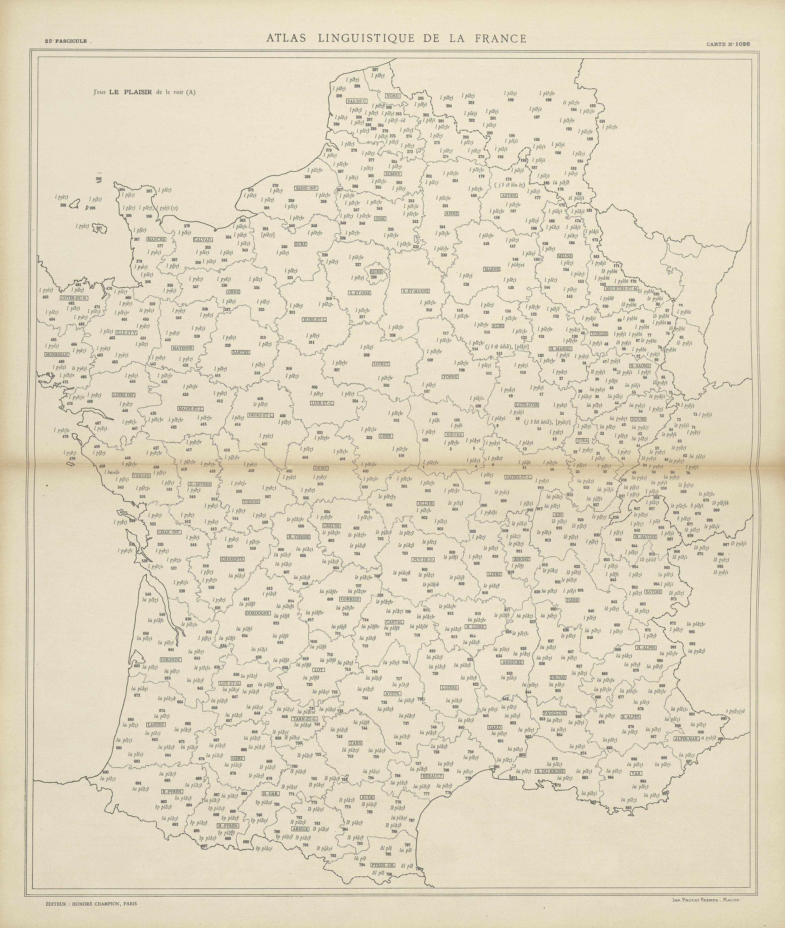 carte alf 1026 du segment le plaisir