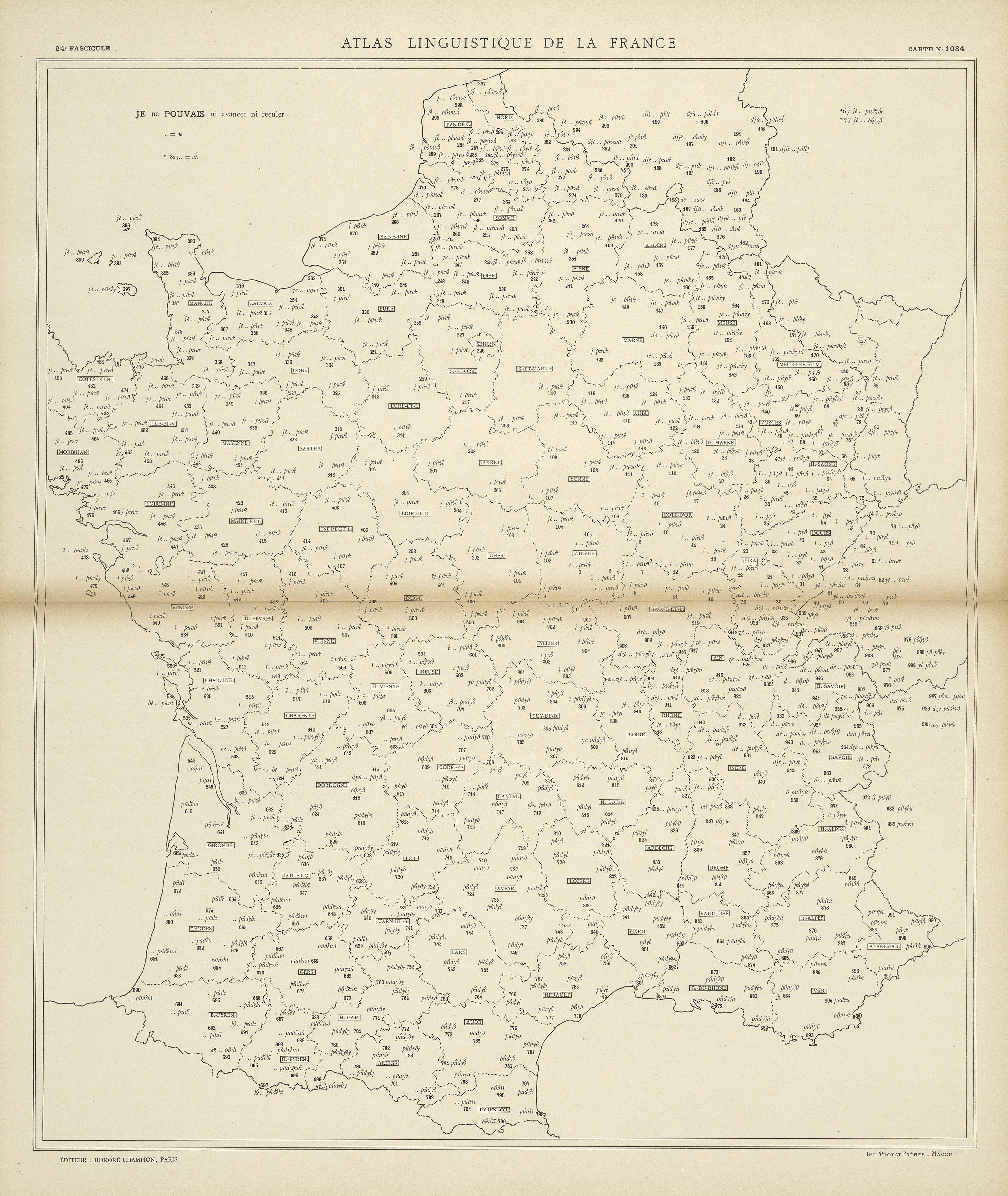 carte alf 1084 du segment pouvais