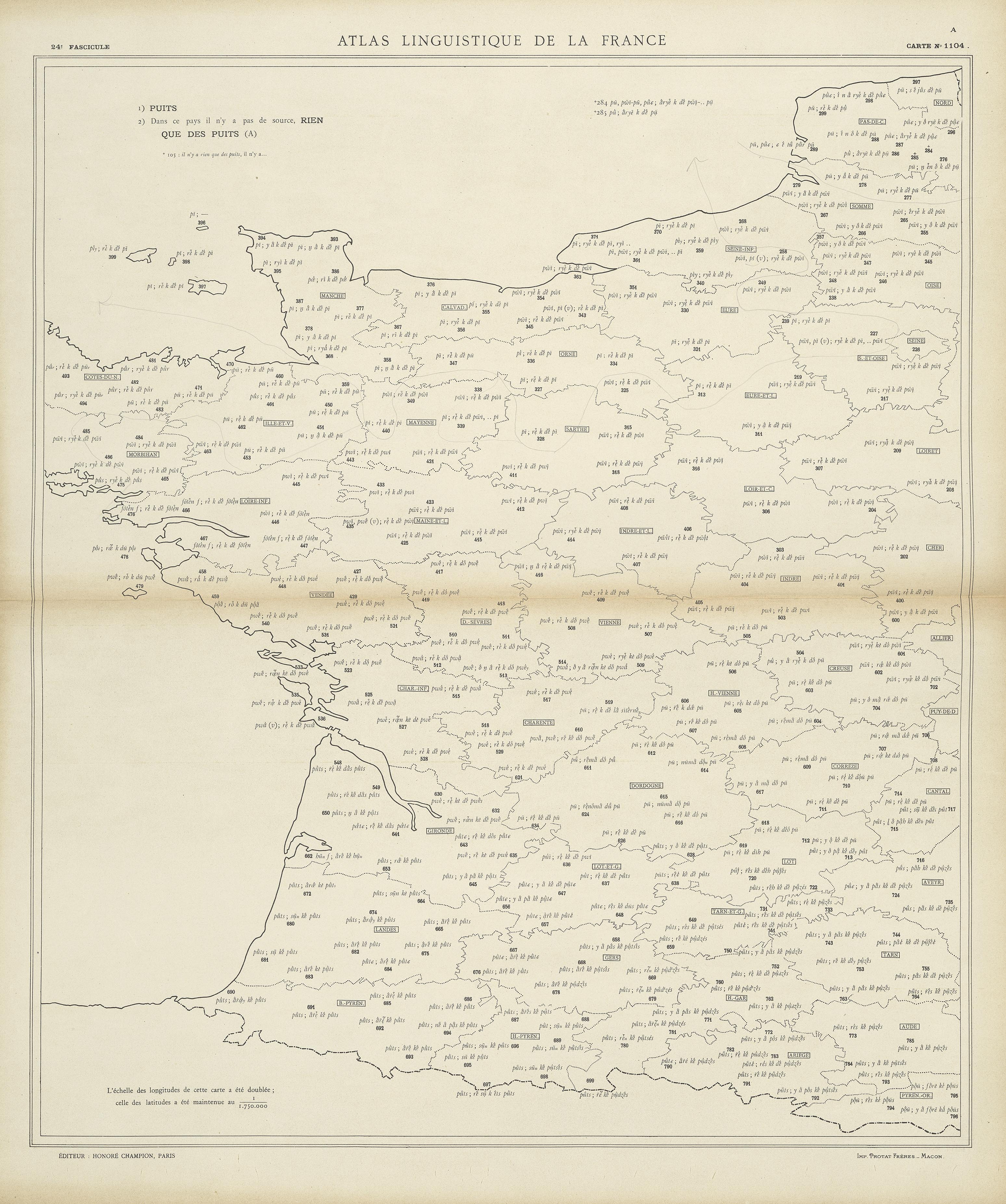 carte alf 1104 du segment rien que des puits.