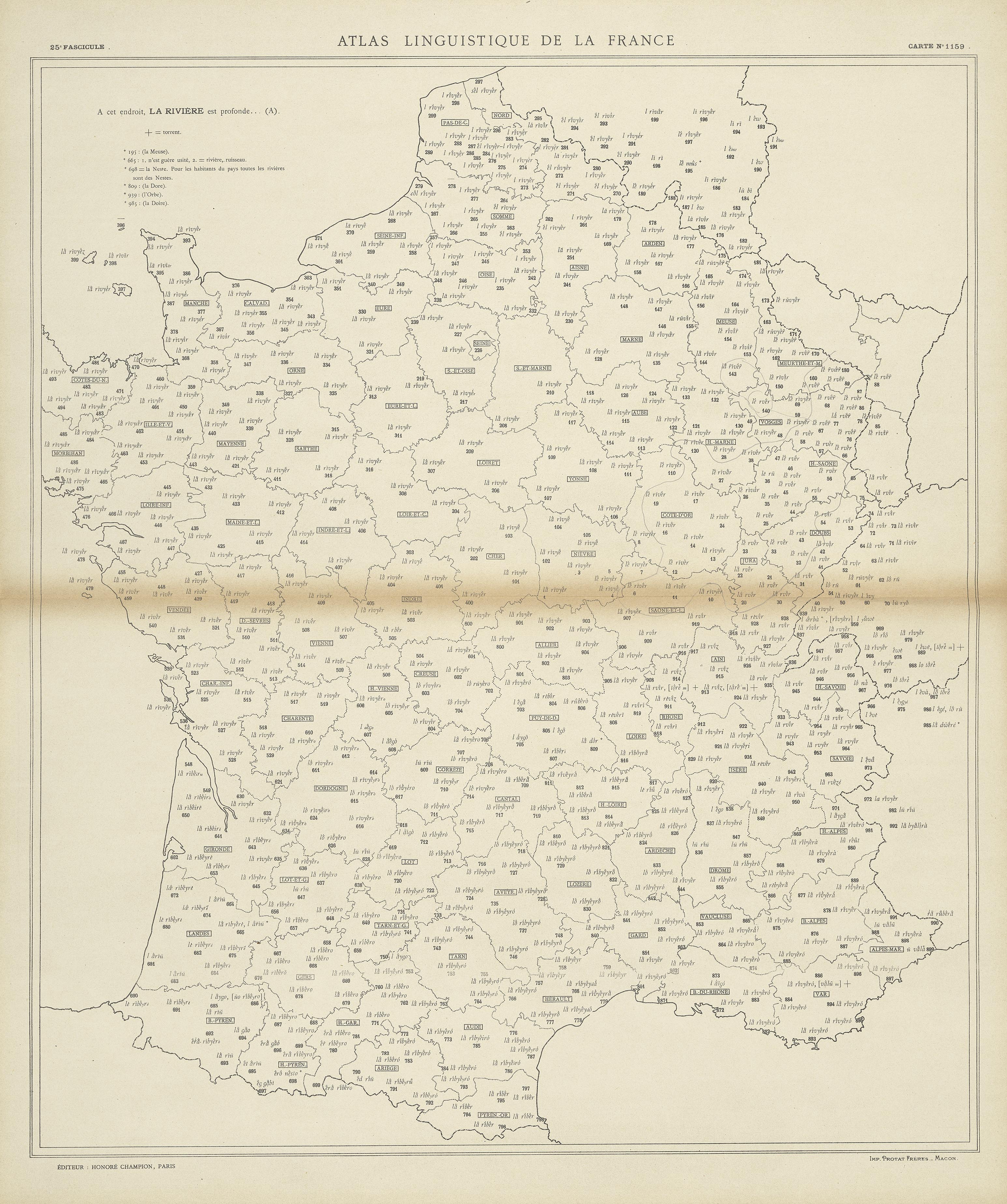 carte alf 1159 du segment la rivière