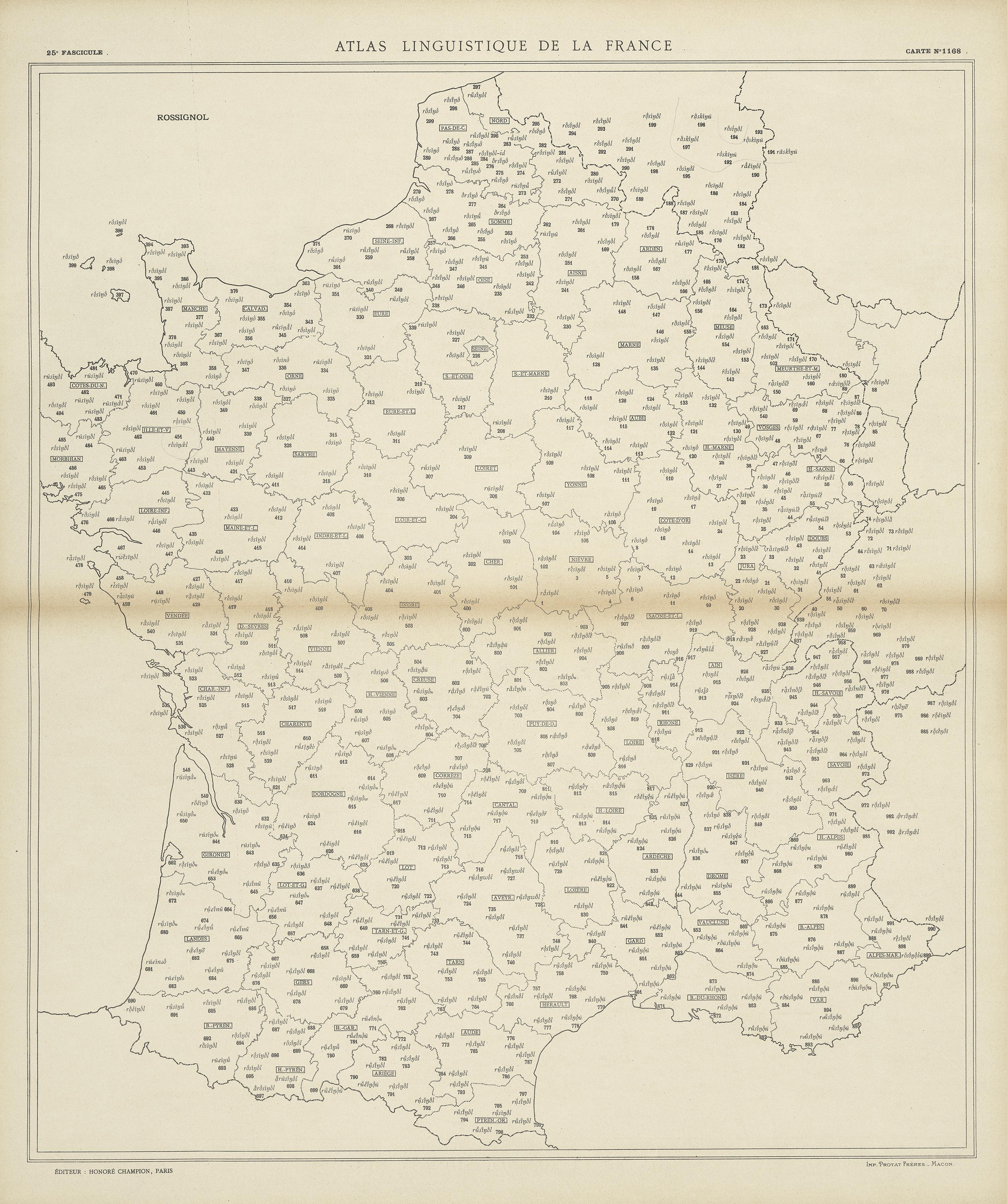carte alf 1168 du segment du rossignol!