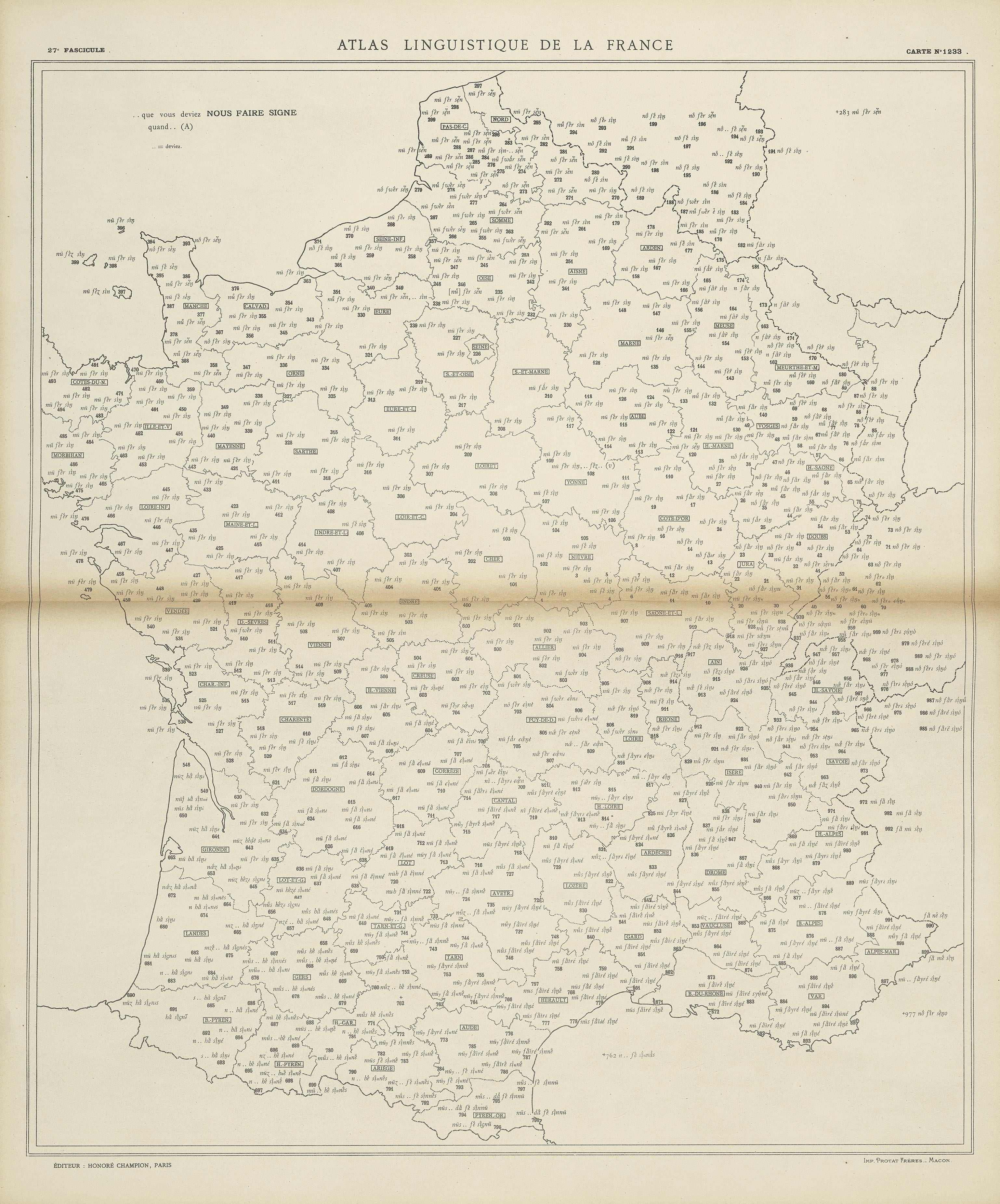 carte alf 1233 du segment nous faire signe