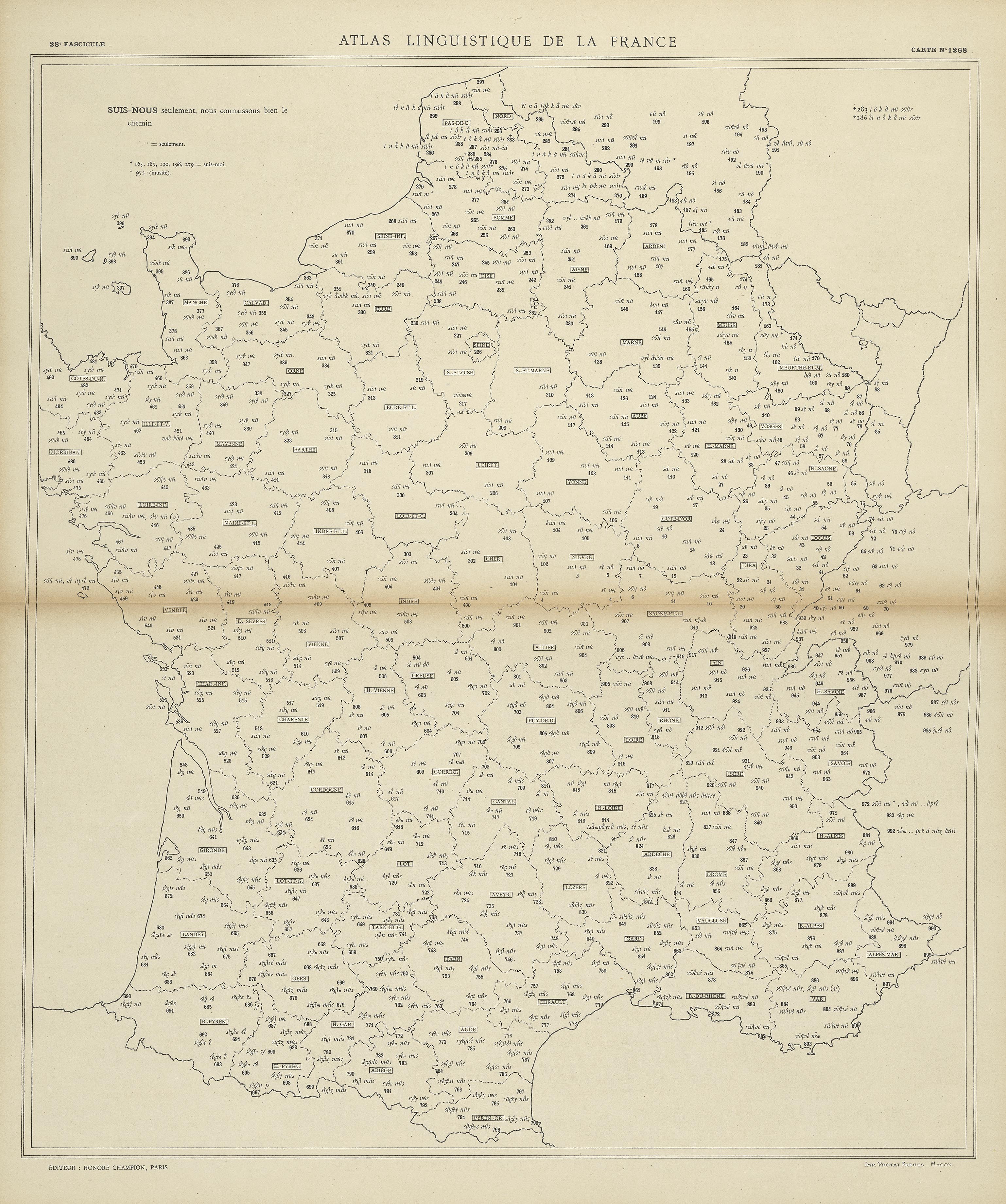 carte alf 1268 du segment Suis-nous