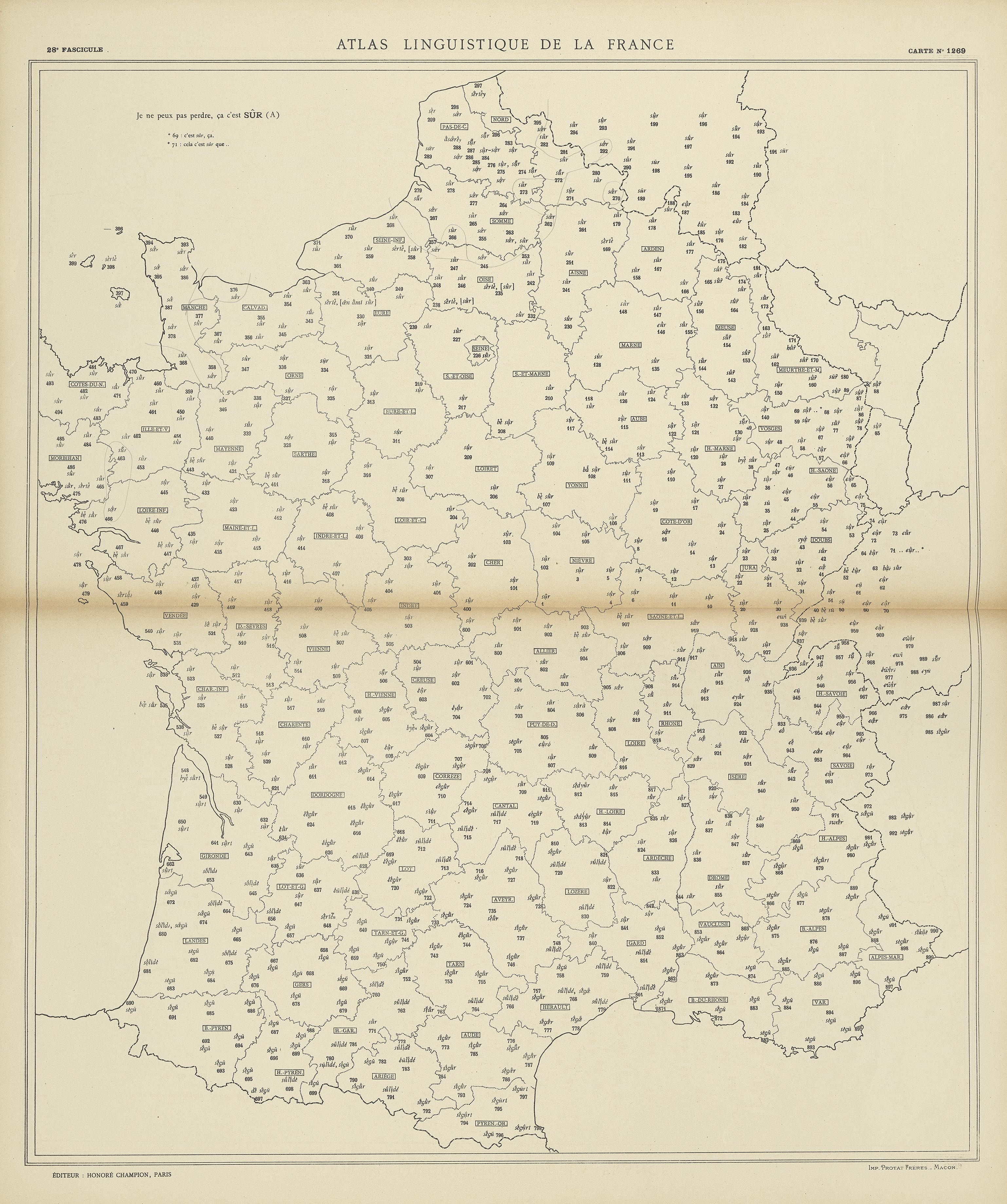 carte alf 1269 du segment sûr.