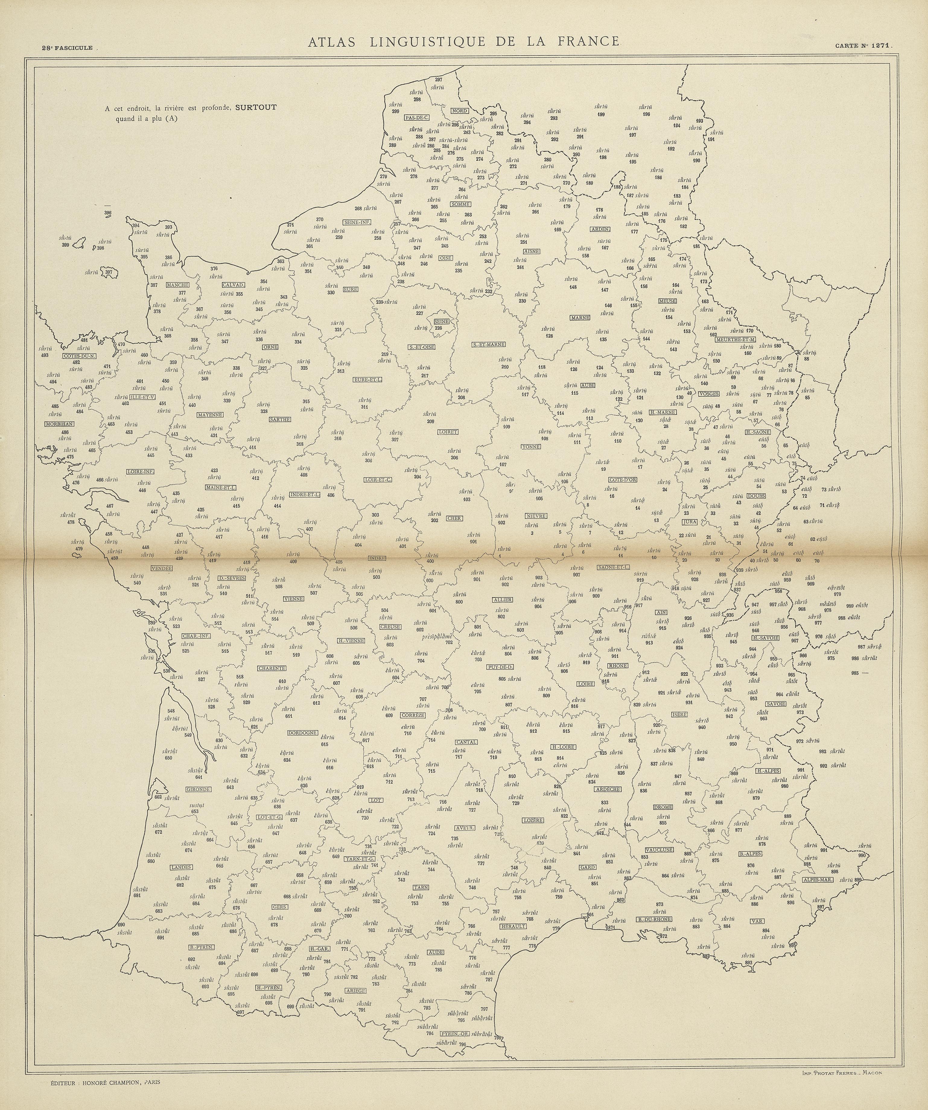 carte alf 1271 du segment surtout
