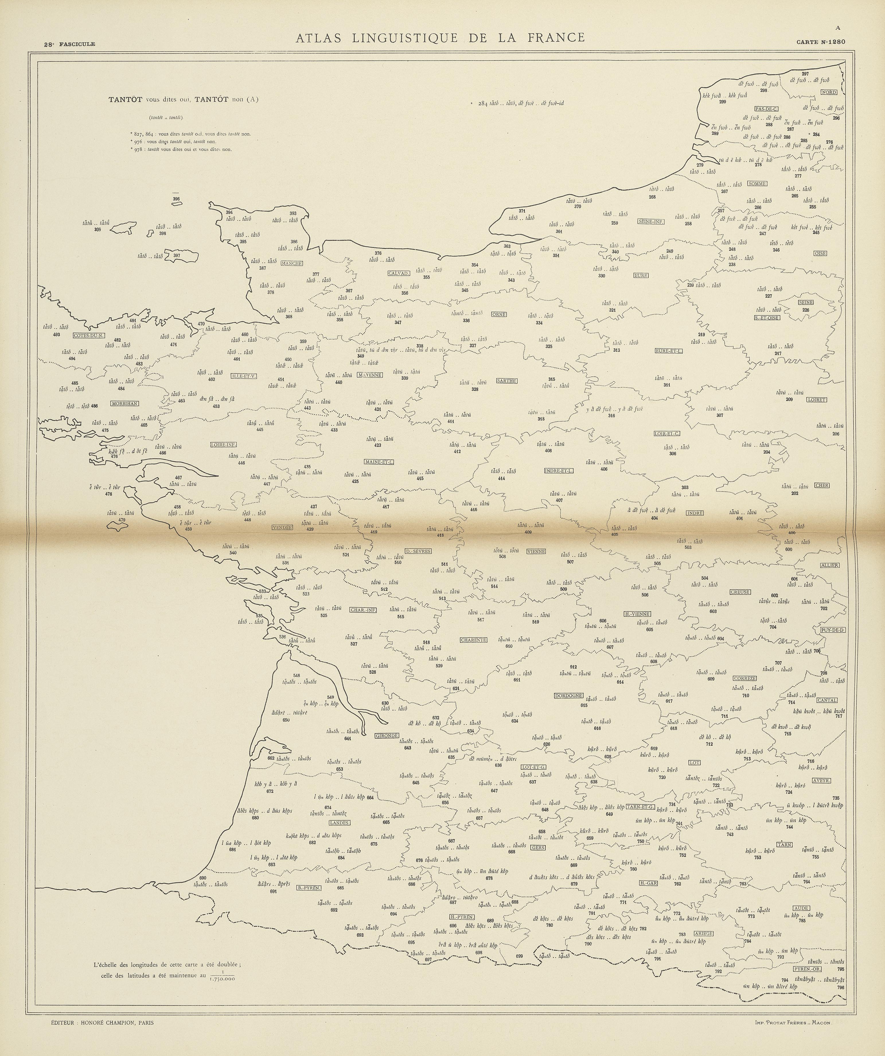 carte alf 1280 du segment Tantôt