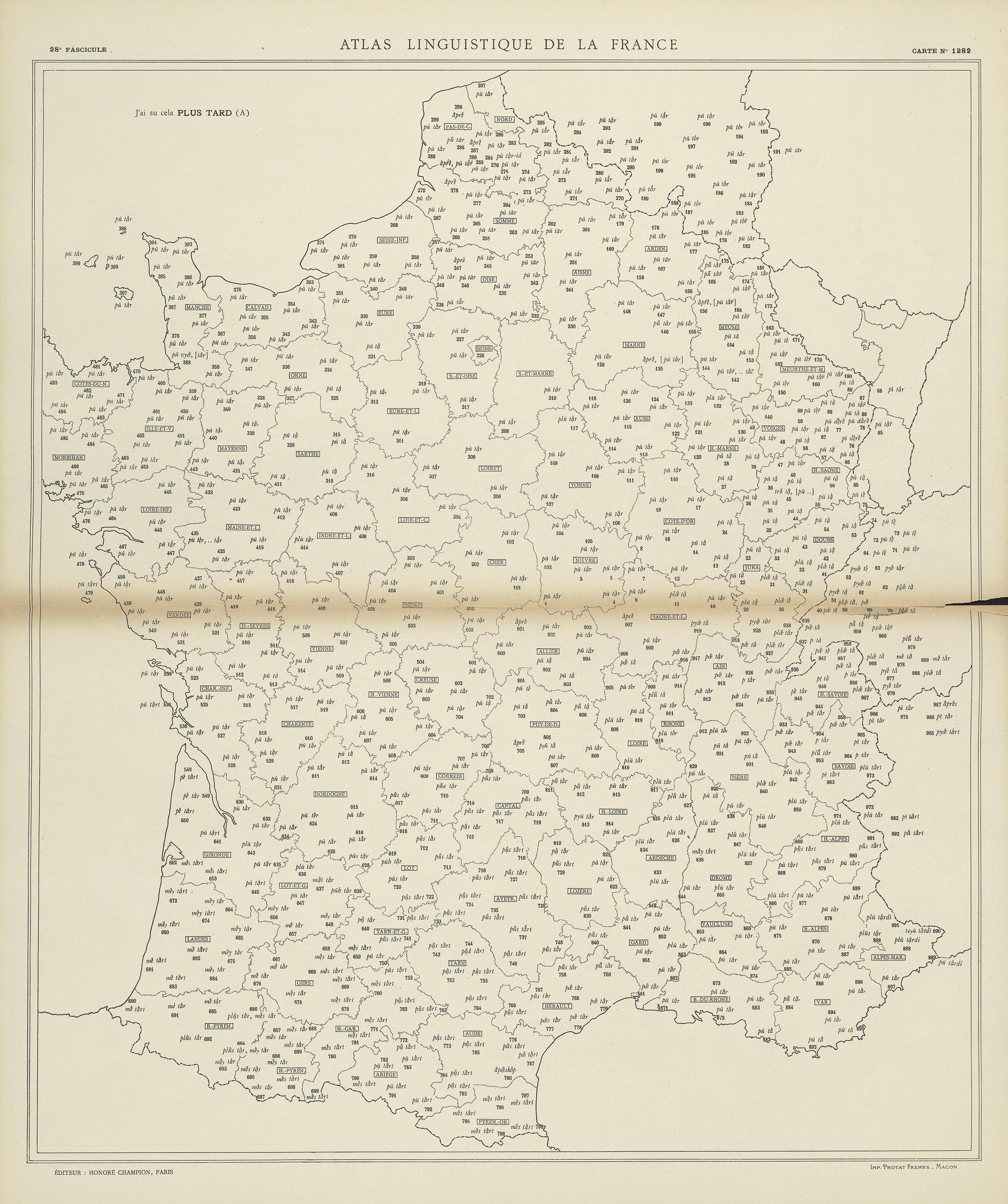 carte alf 1282 du segment plus tard.