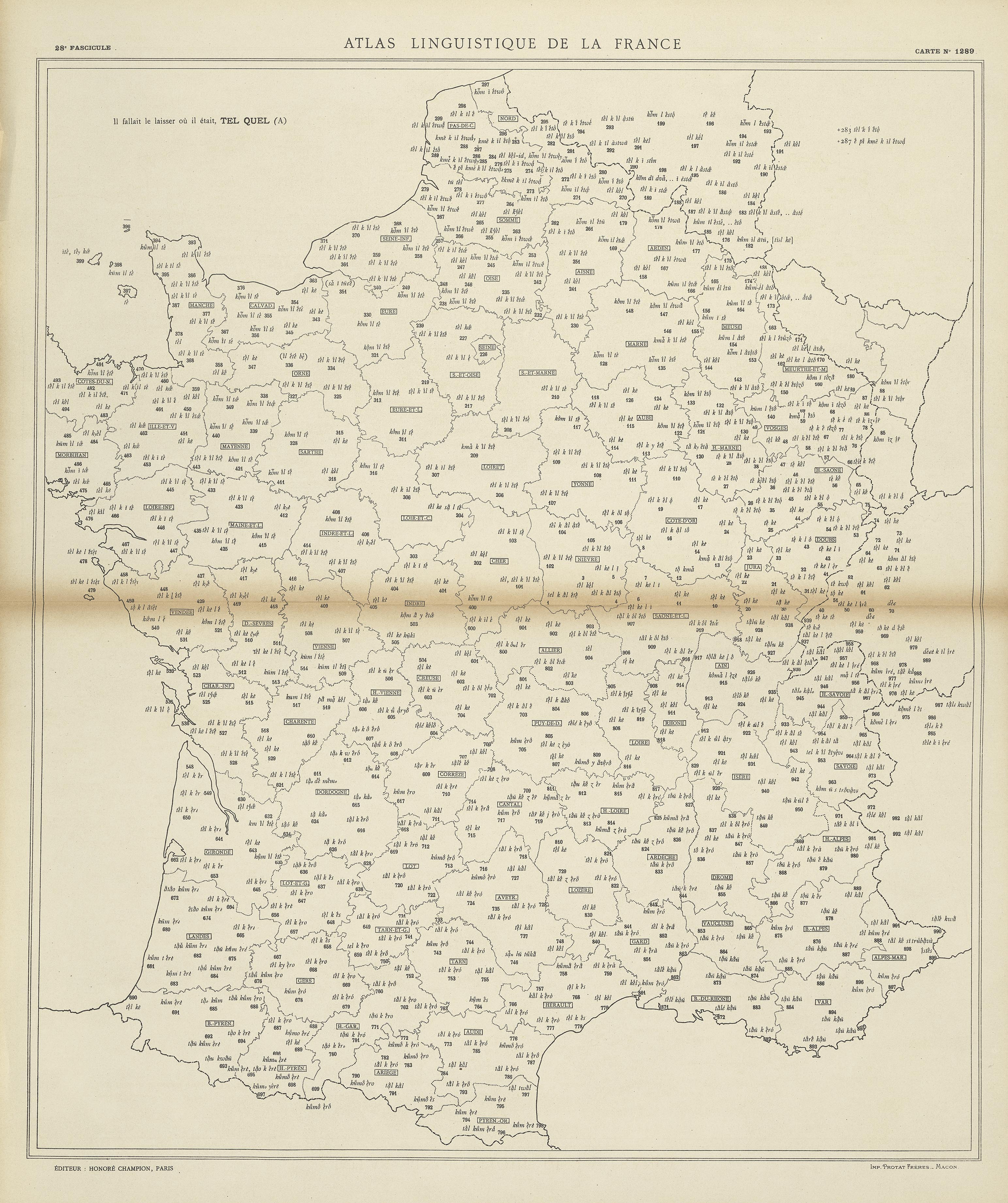 carte alf 1289 du segment tel quel.