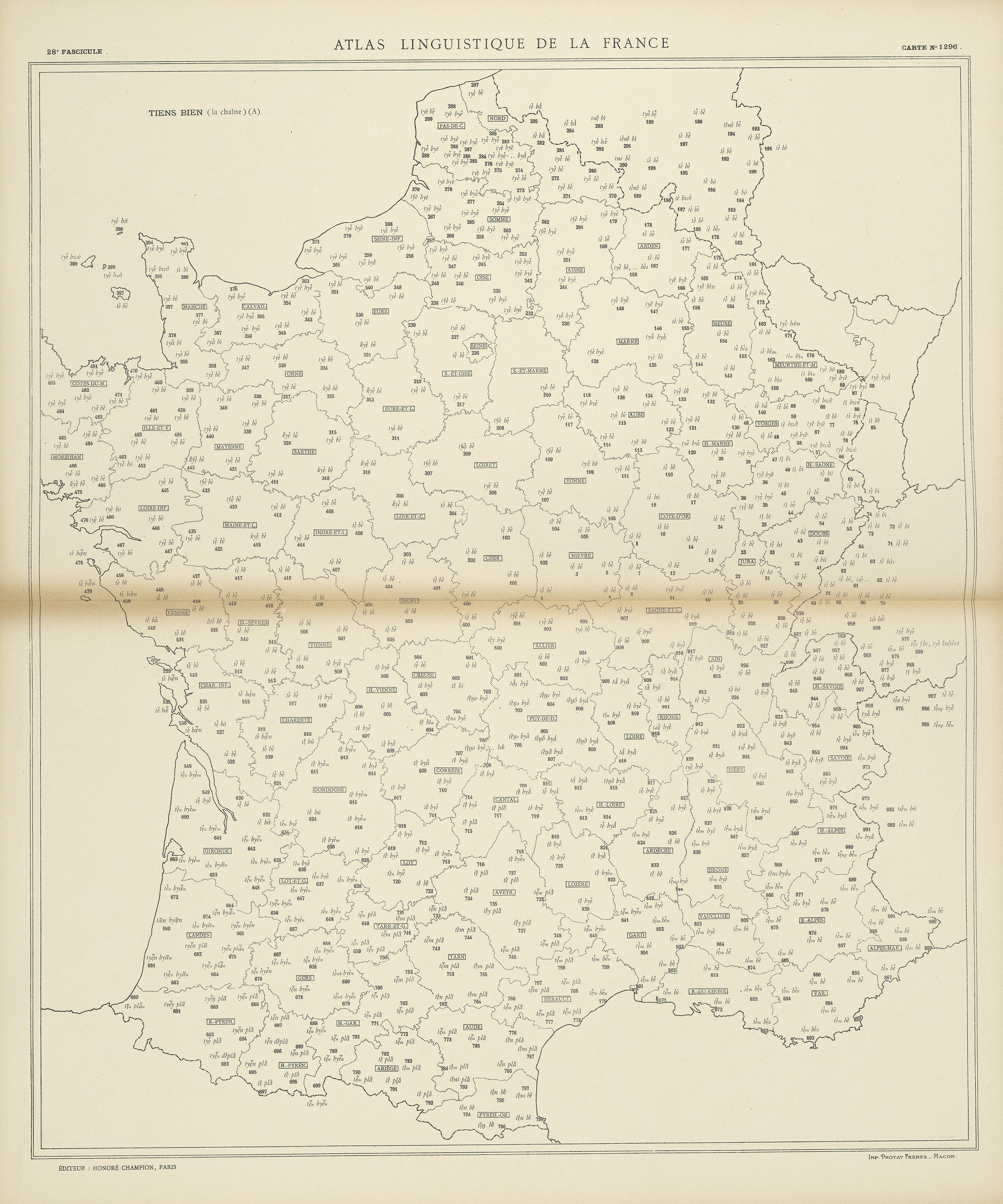 carte alf 1296 du segment Tiens bien.