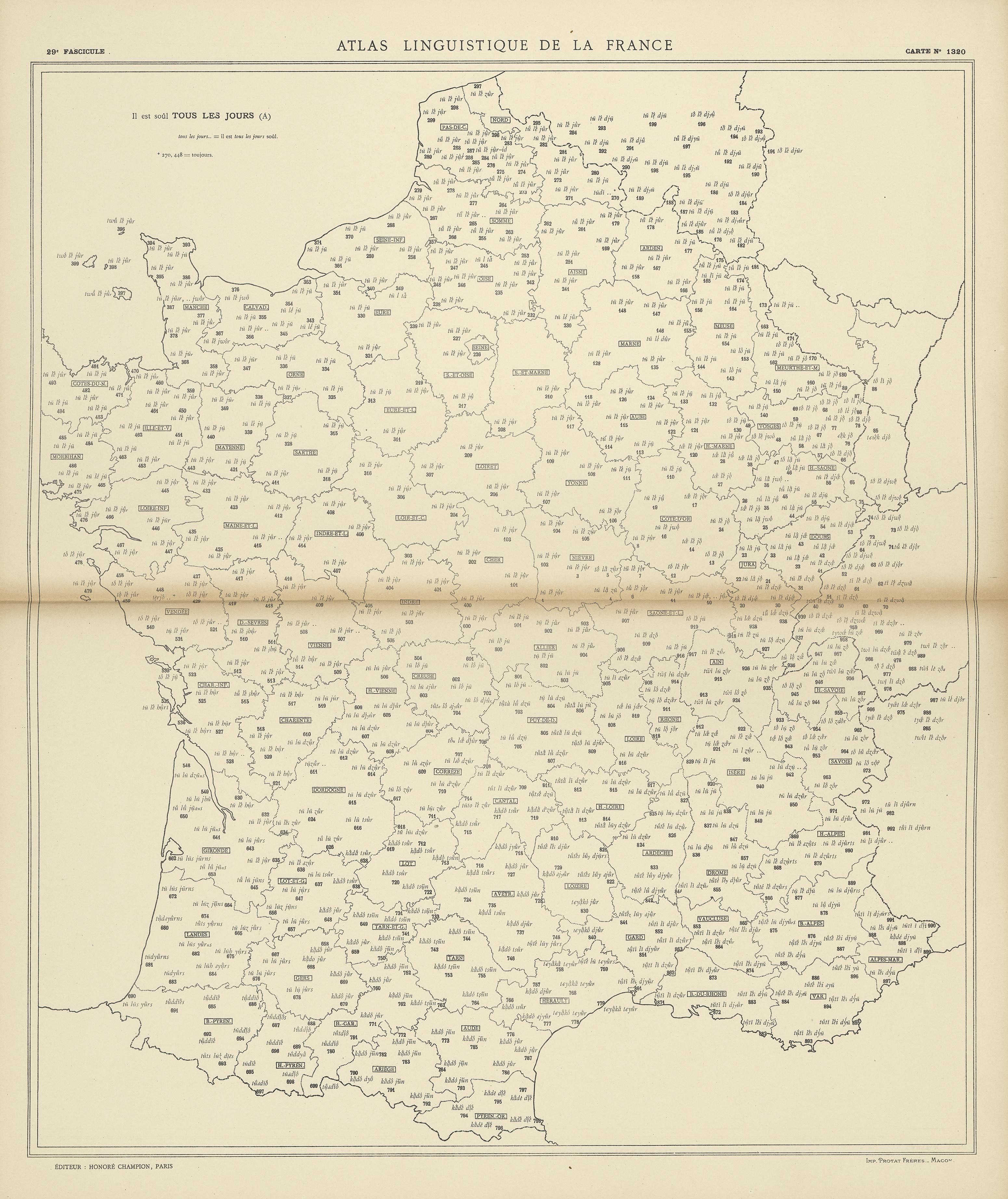 carte alf 1320 du segment tous les jours.