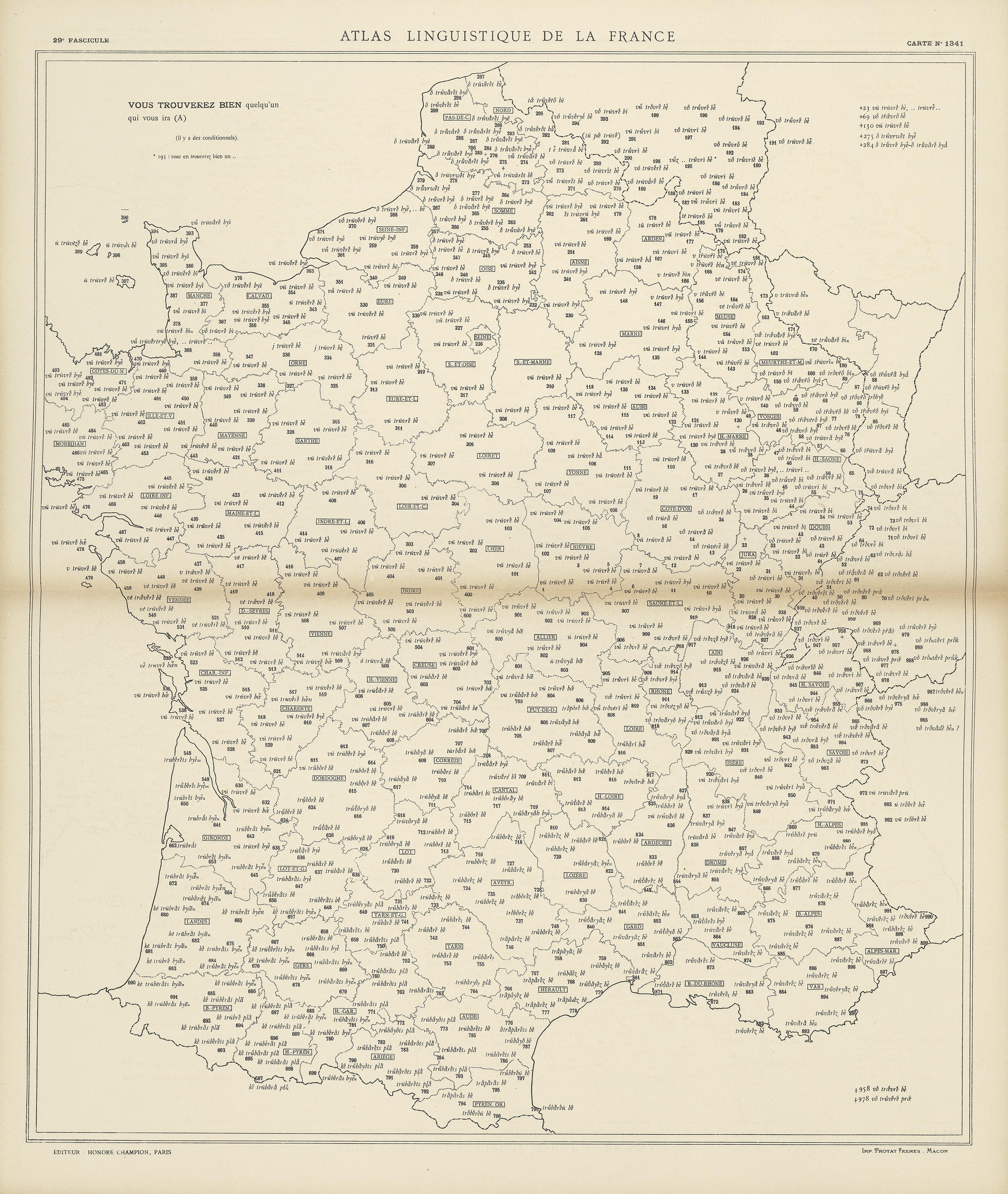 carte alf 1342 du segment Vous trouverez bien
