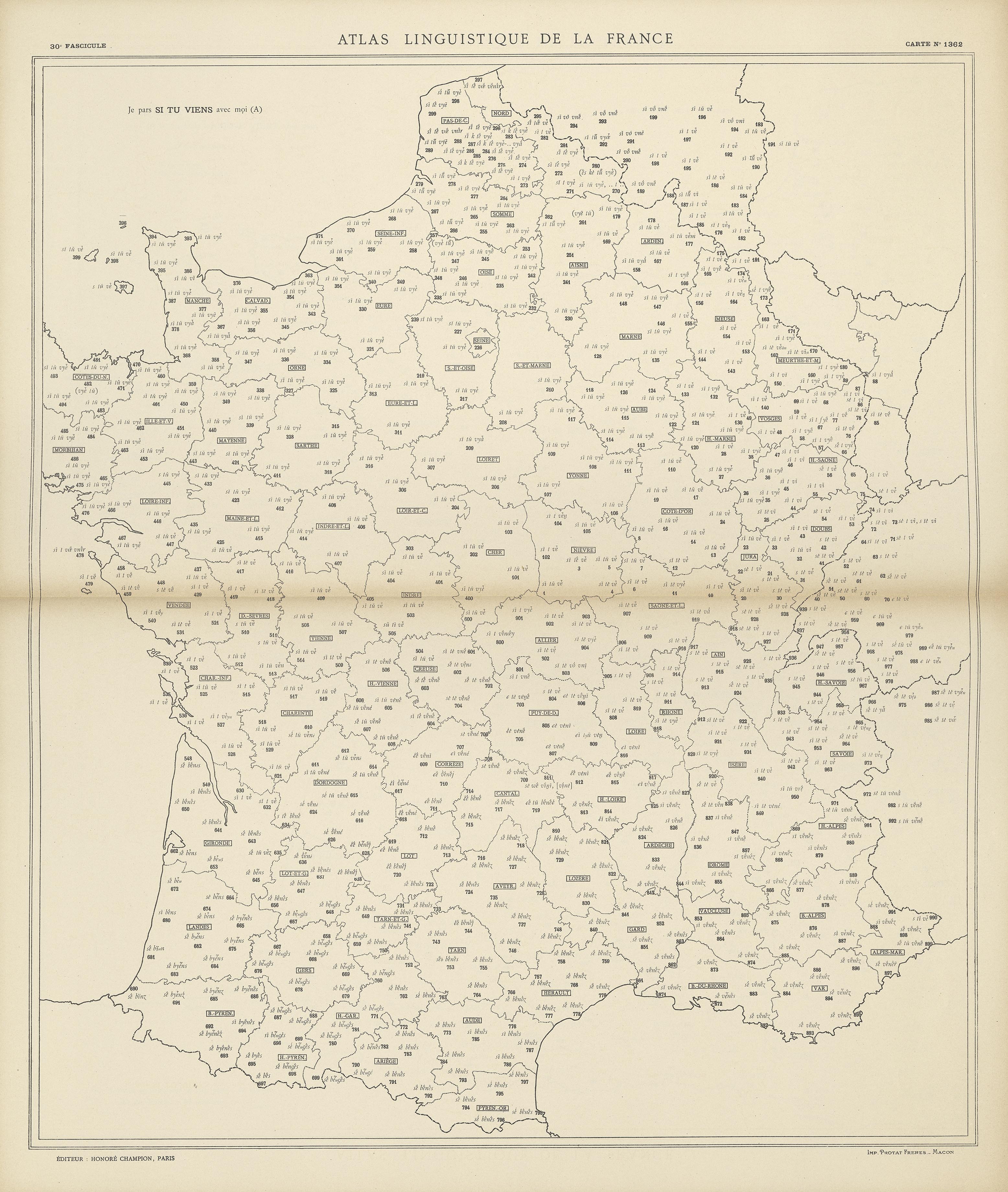carte alf 1362 du segment si tu viens