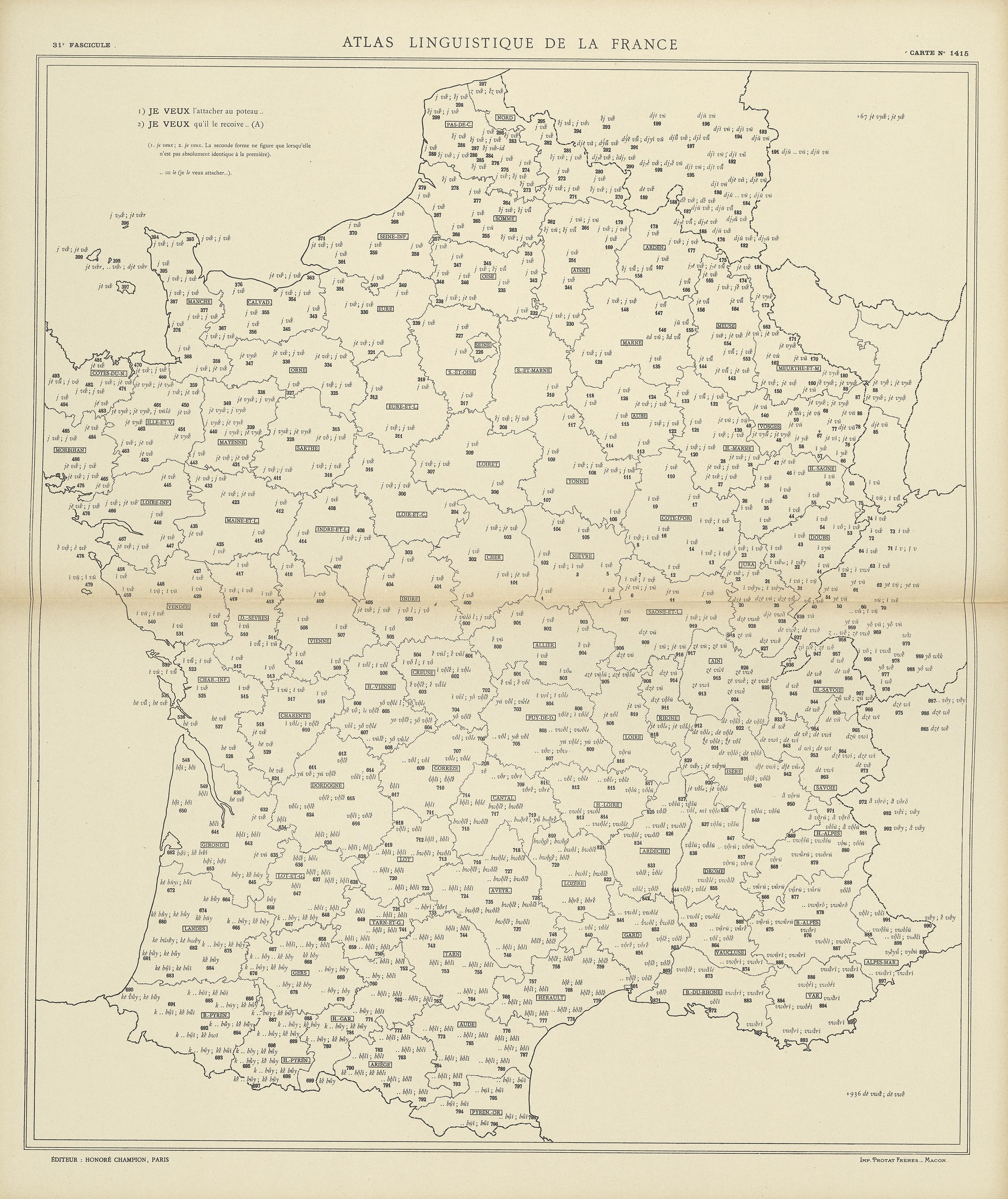 carte alf 1415 du segment Je veux