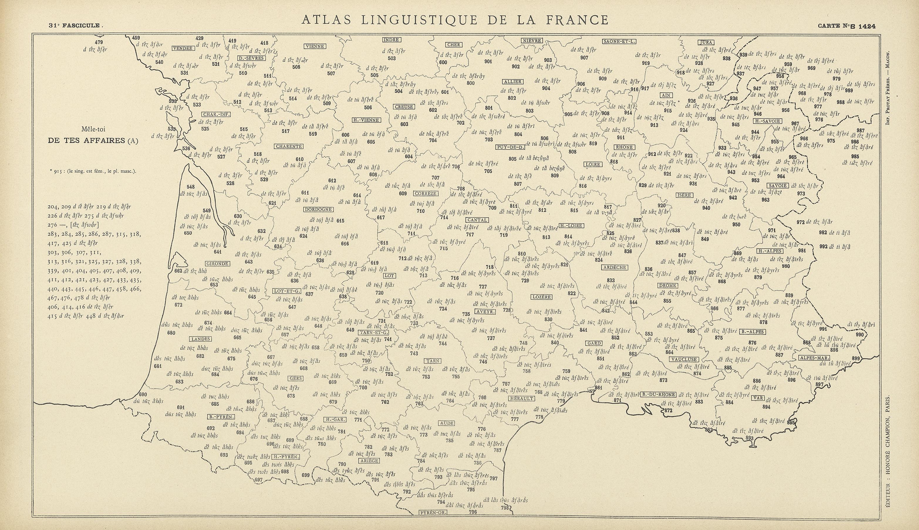 carte alf 1424 du segment de tes affaires.