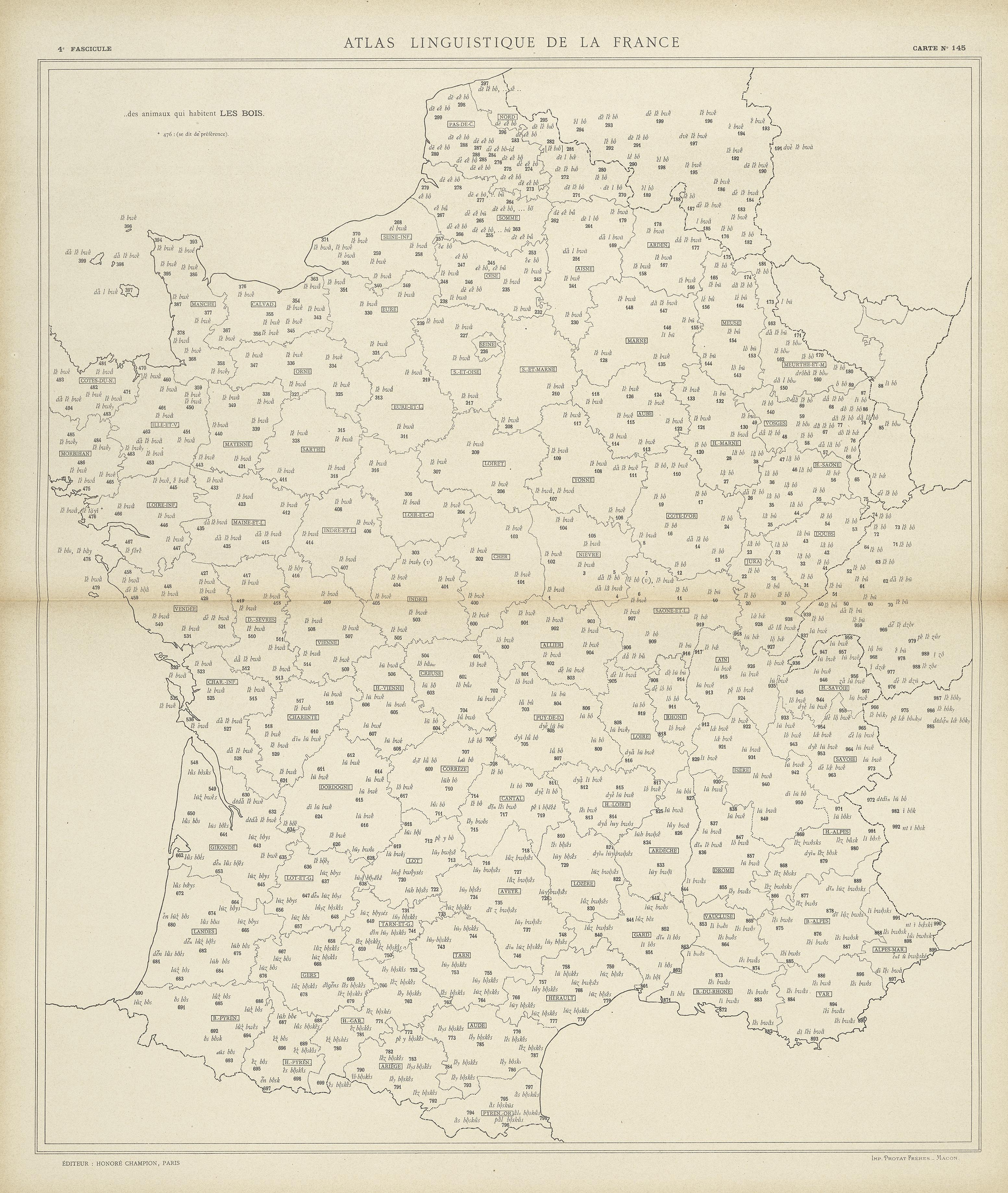 carte alf 145 du segment les bois.