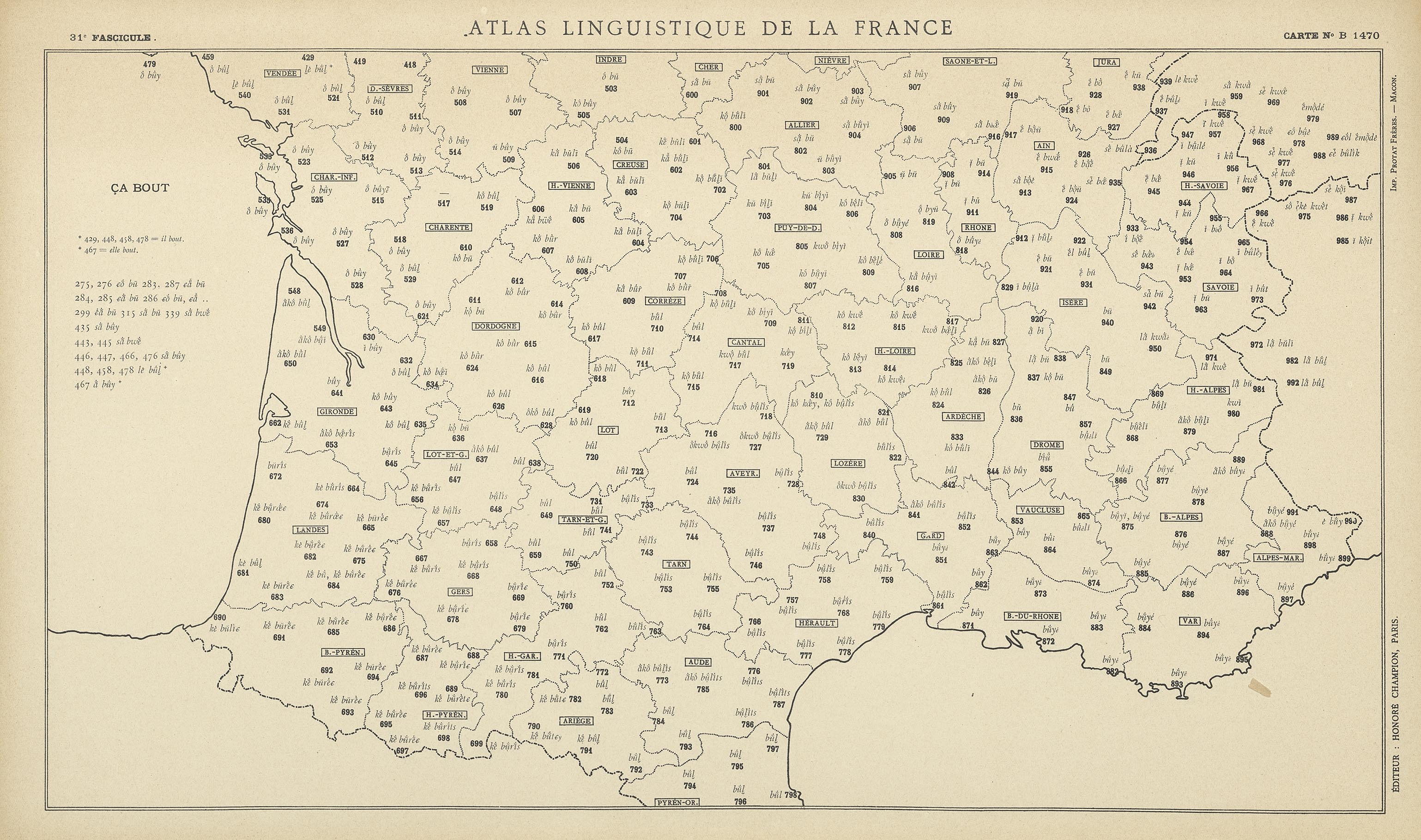 carte alf 1470 du segment Ça bout.