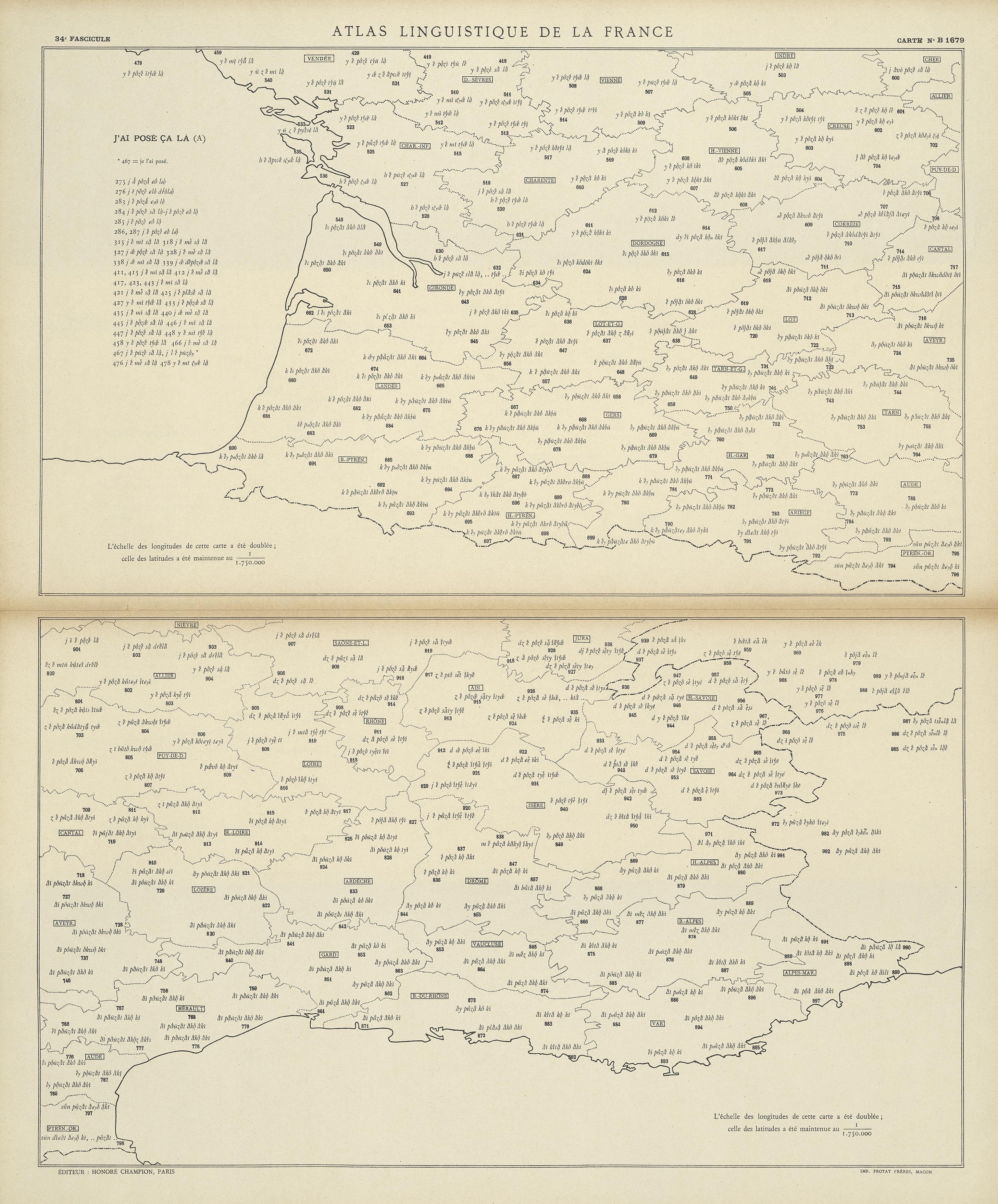 carte alf 1679 du segment J'ai posé ça là.