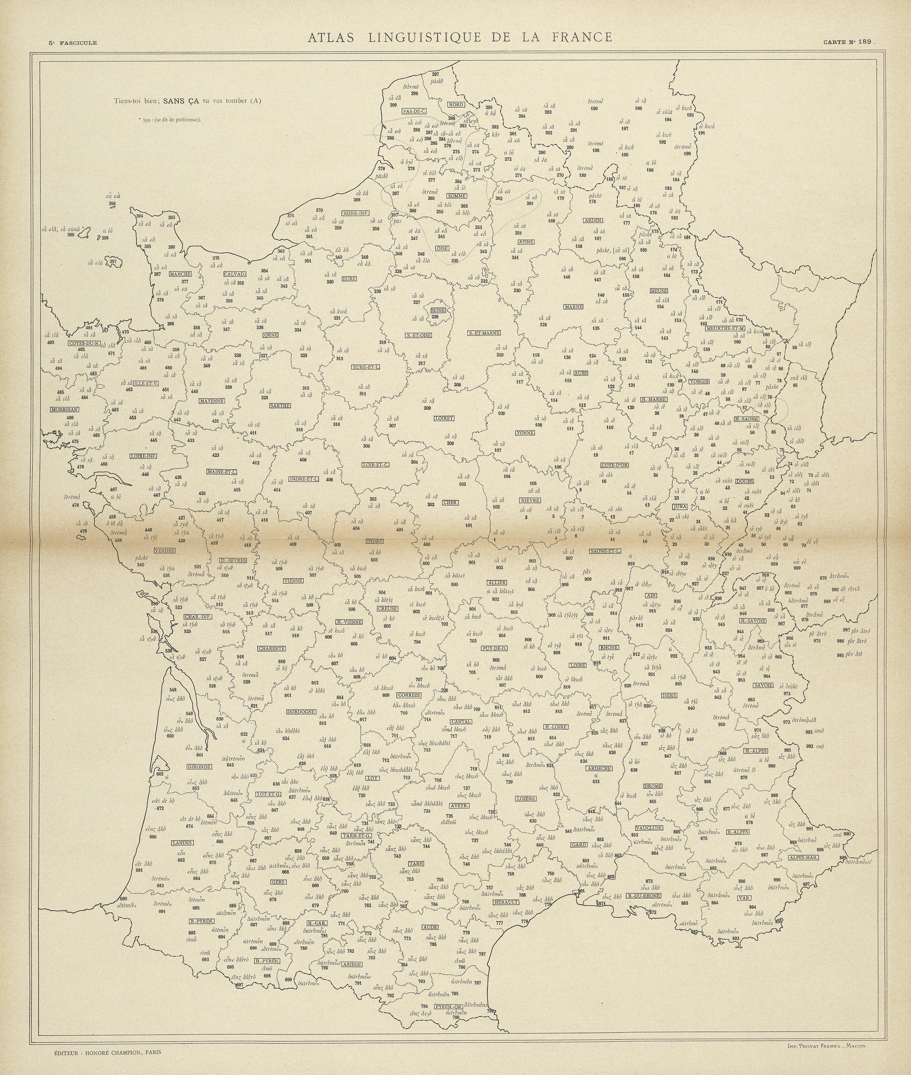 carte alf 189 du segment sans ça