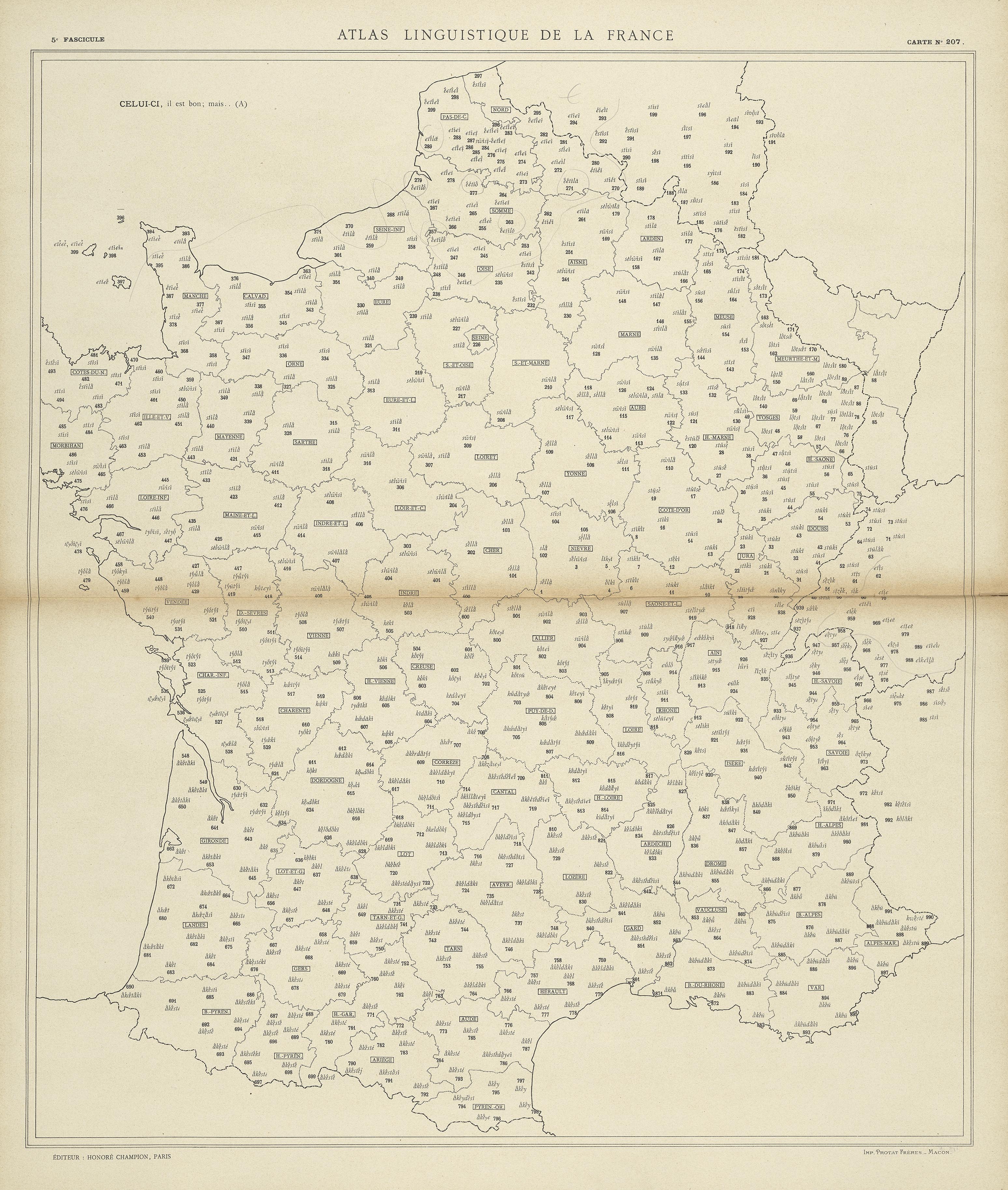 carte alf 207 du segment Celui-ci