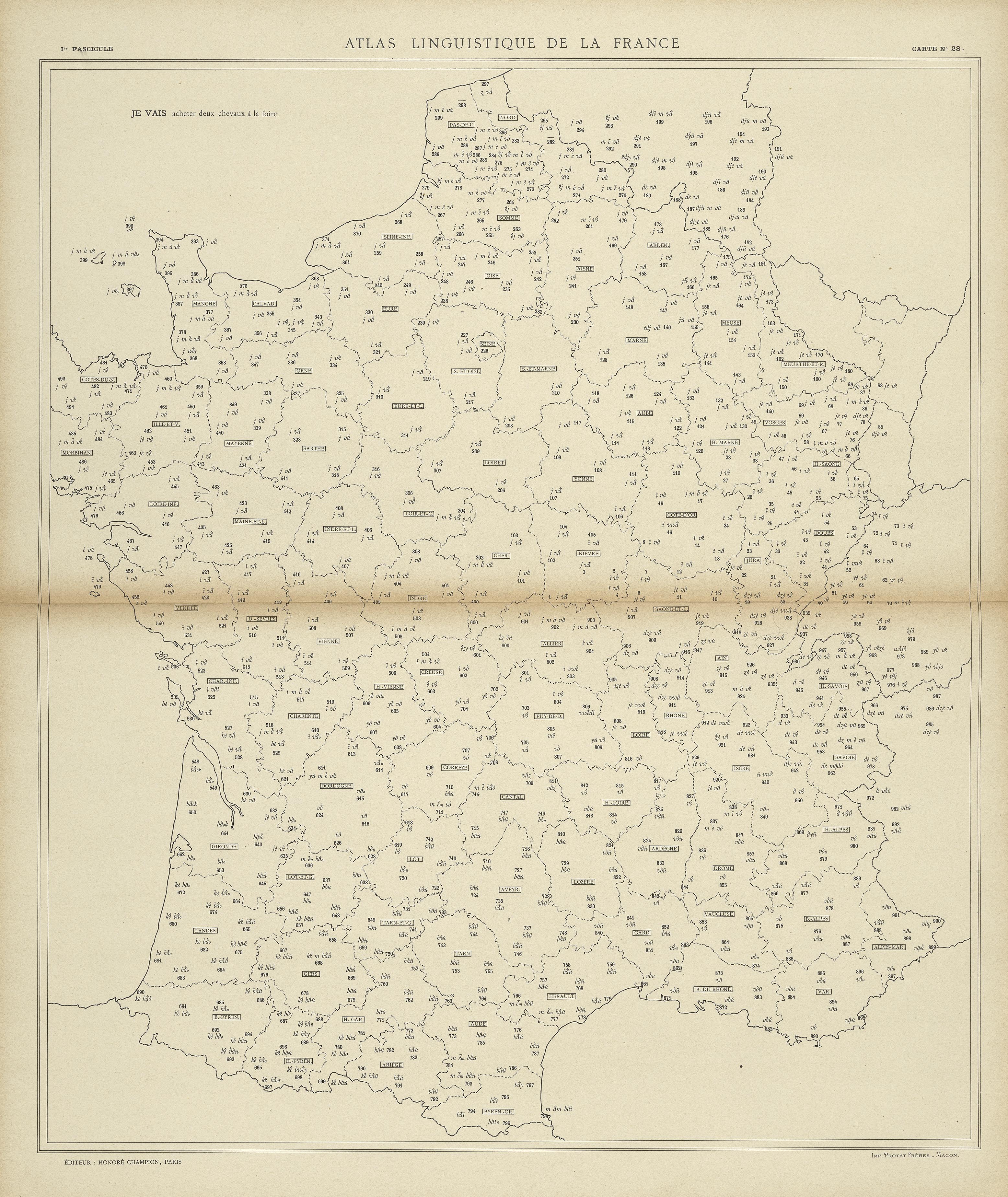 carte alf 23 du segment Je vais