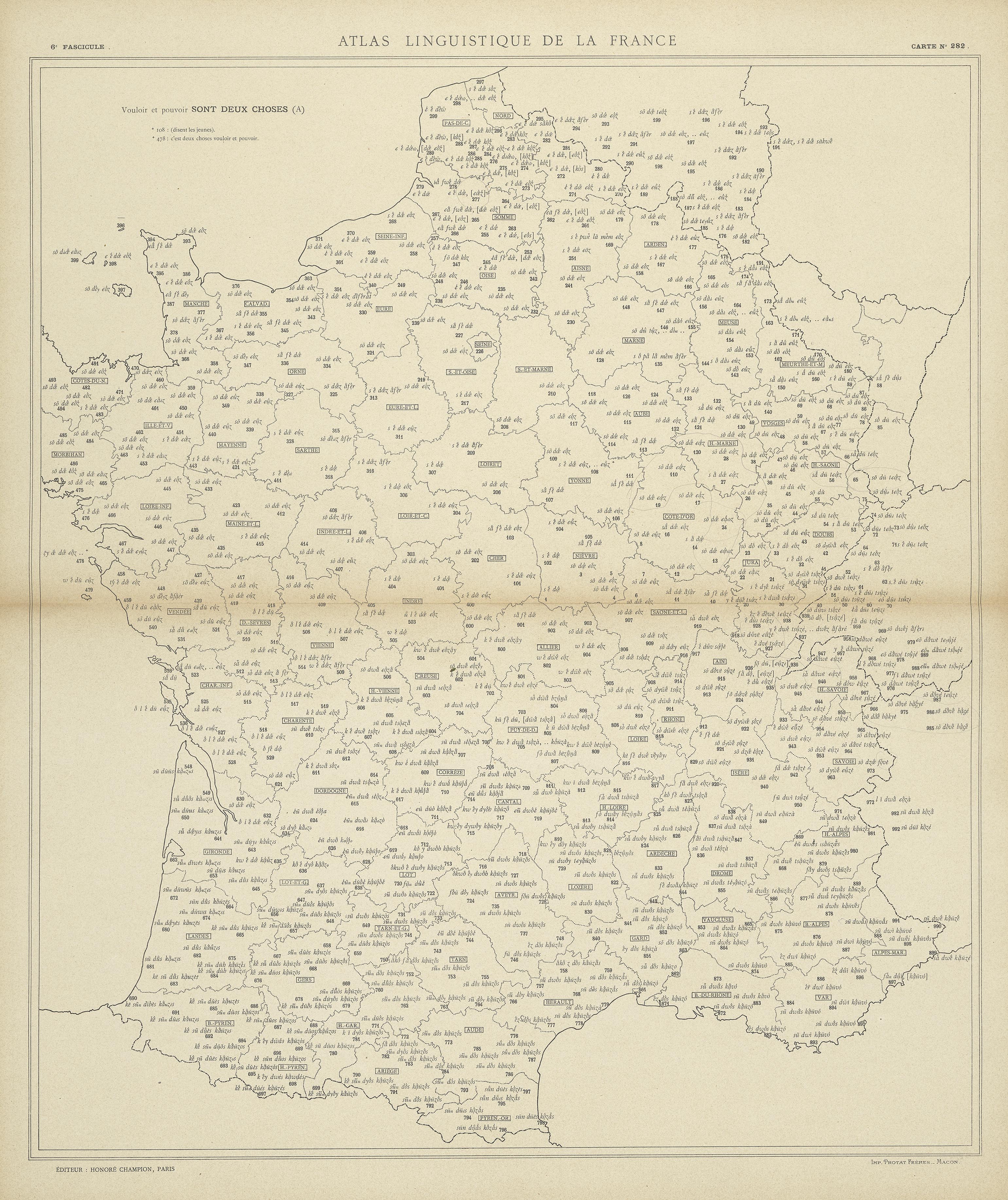 carte alf 282 du segment sont deux choses.