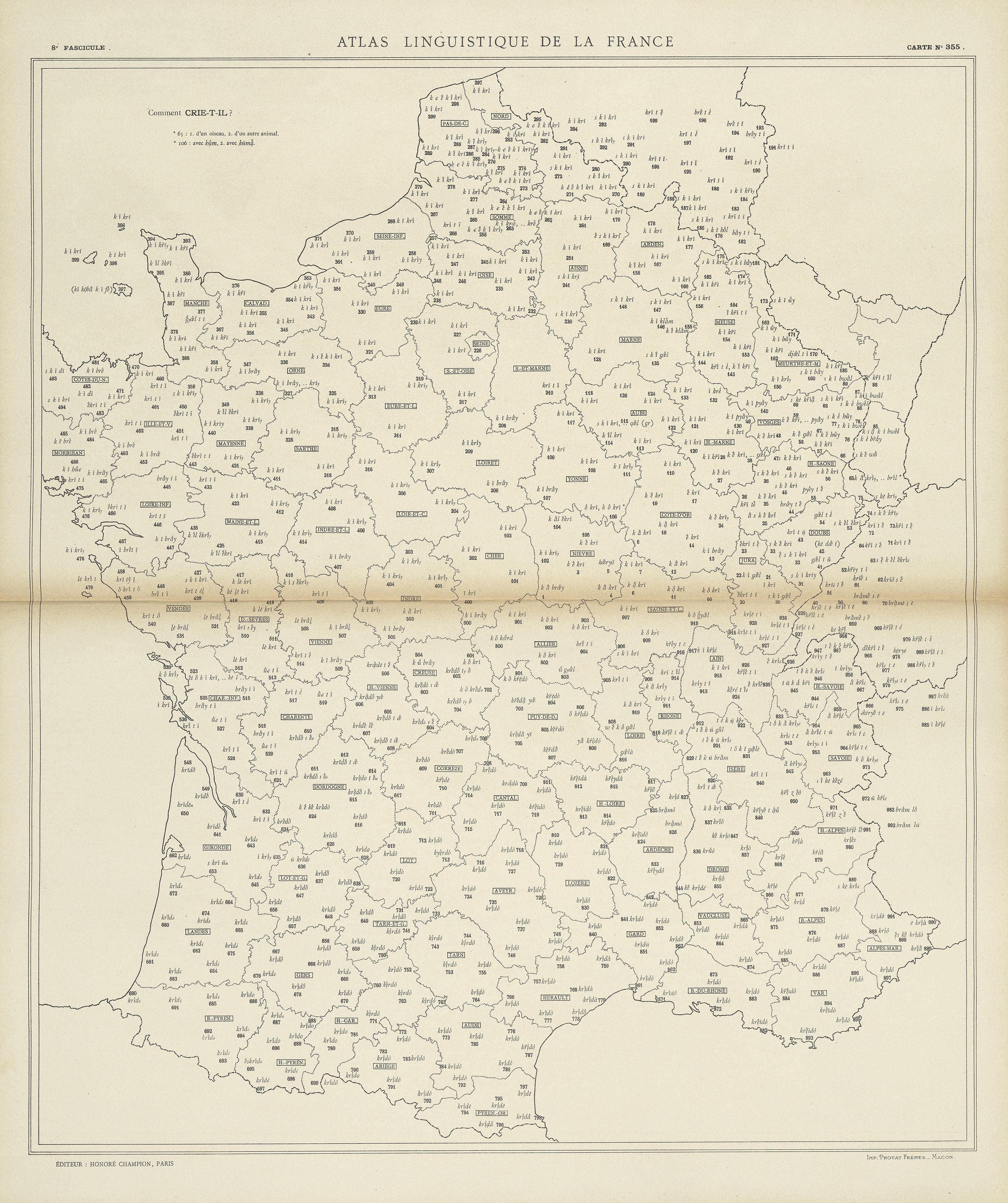carte alf 355 du segment crie-t-il?