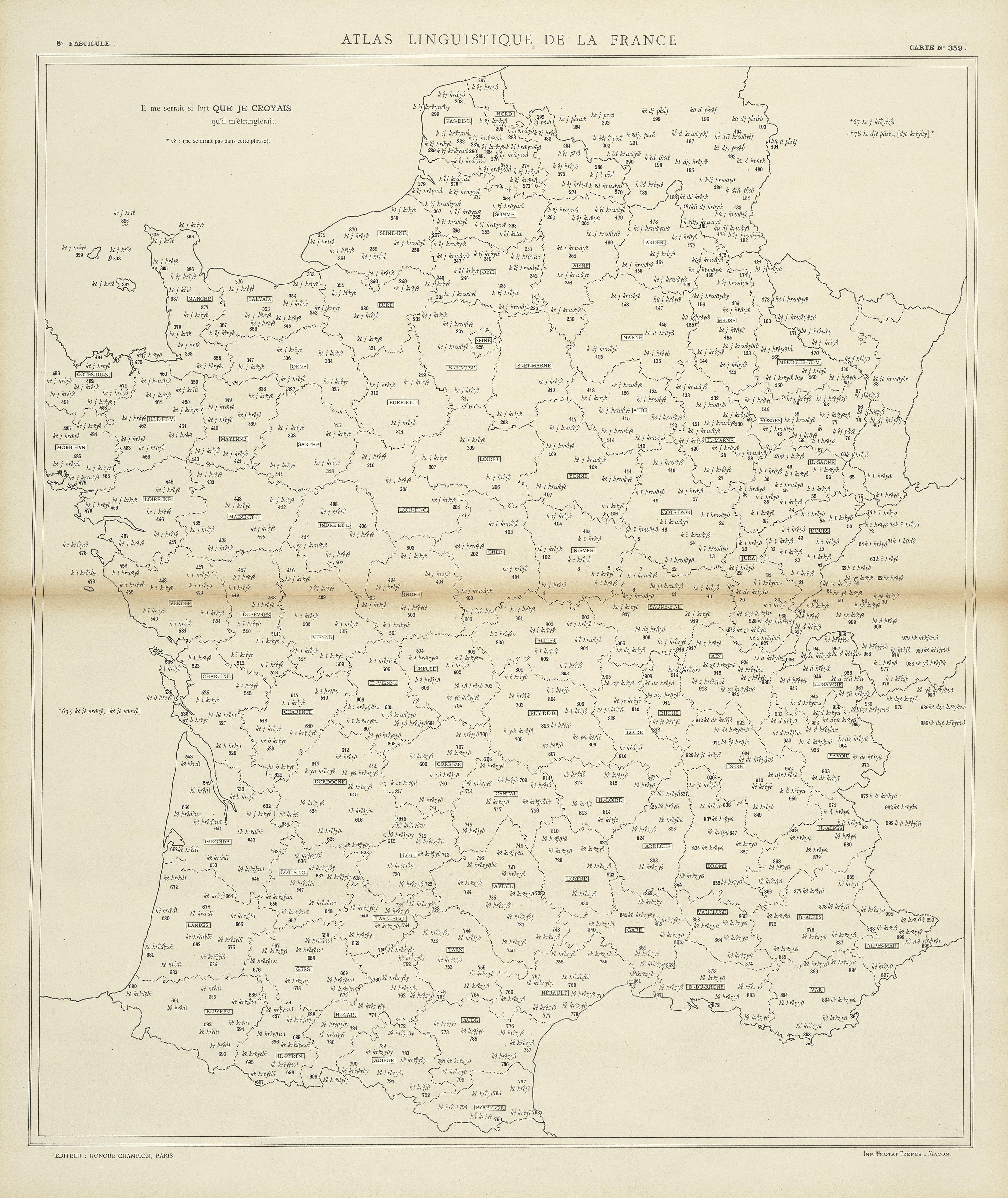 carte alf 359 du segment que je croyais