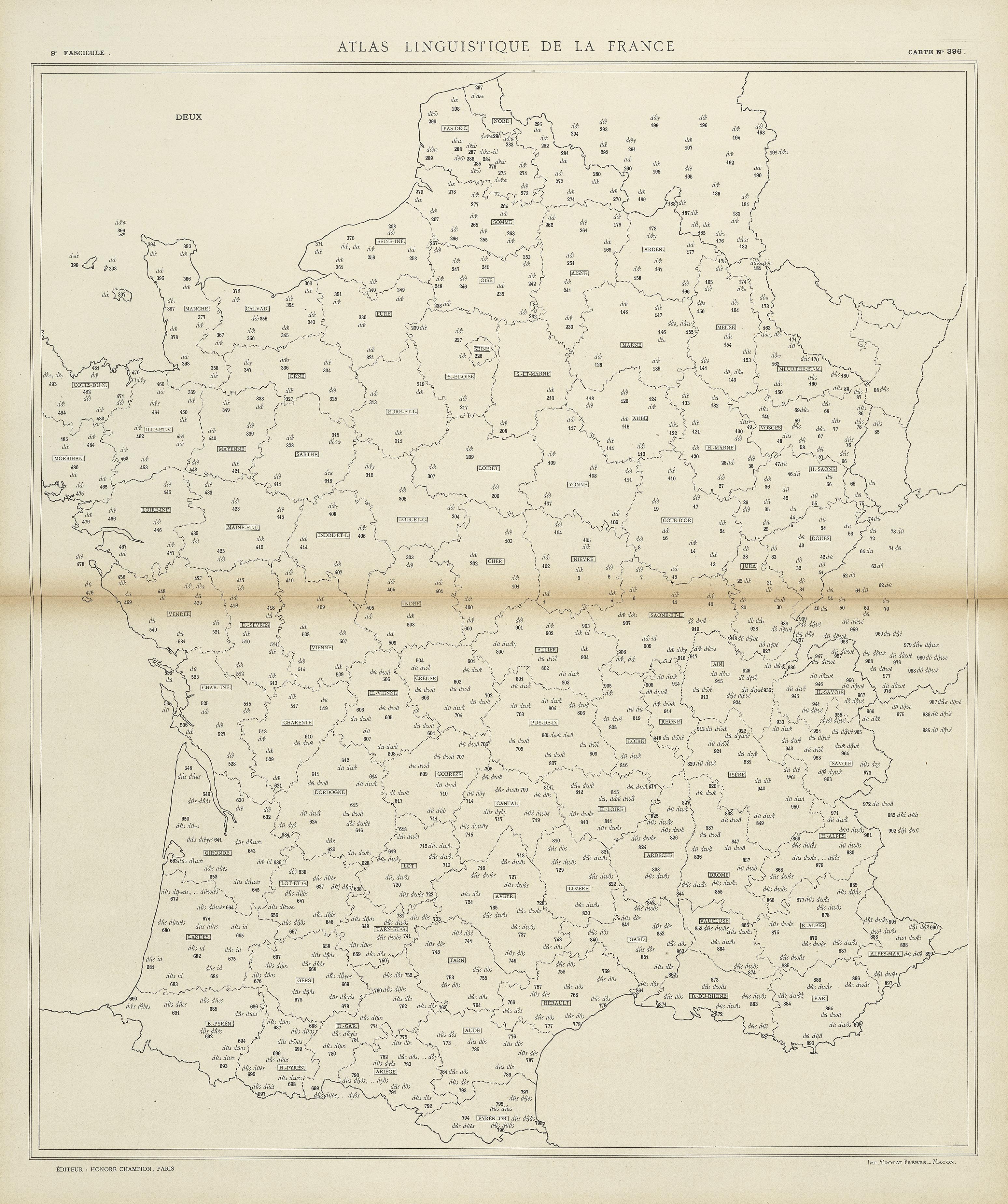 carte alf 396 du segment deux