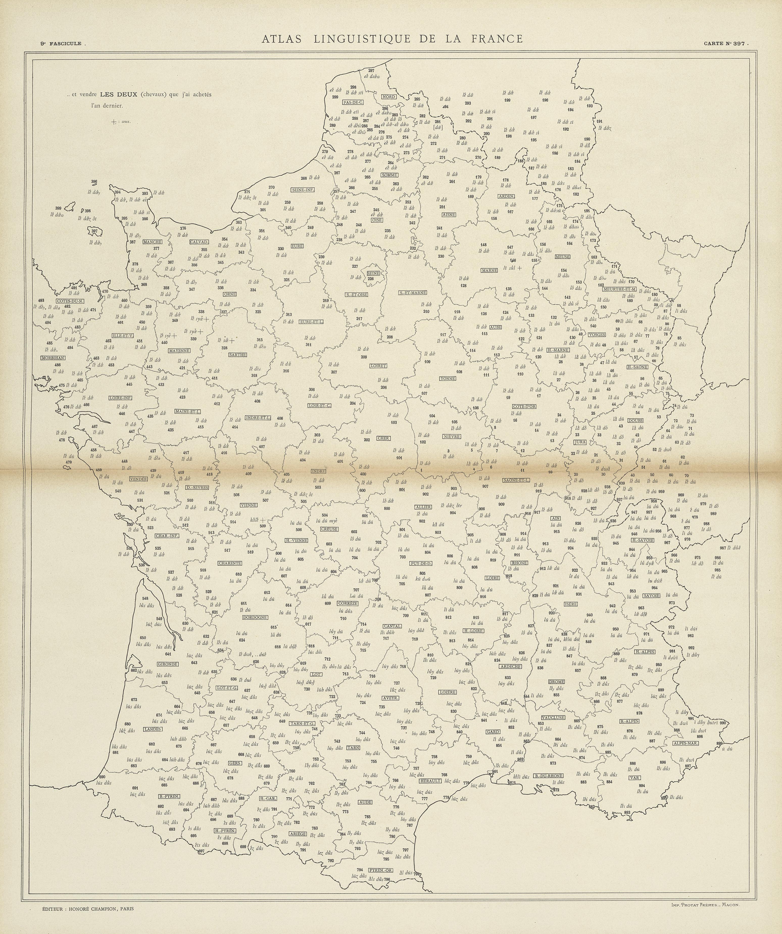 carte alf 397 du segment les deux