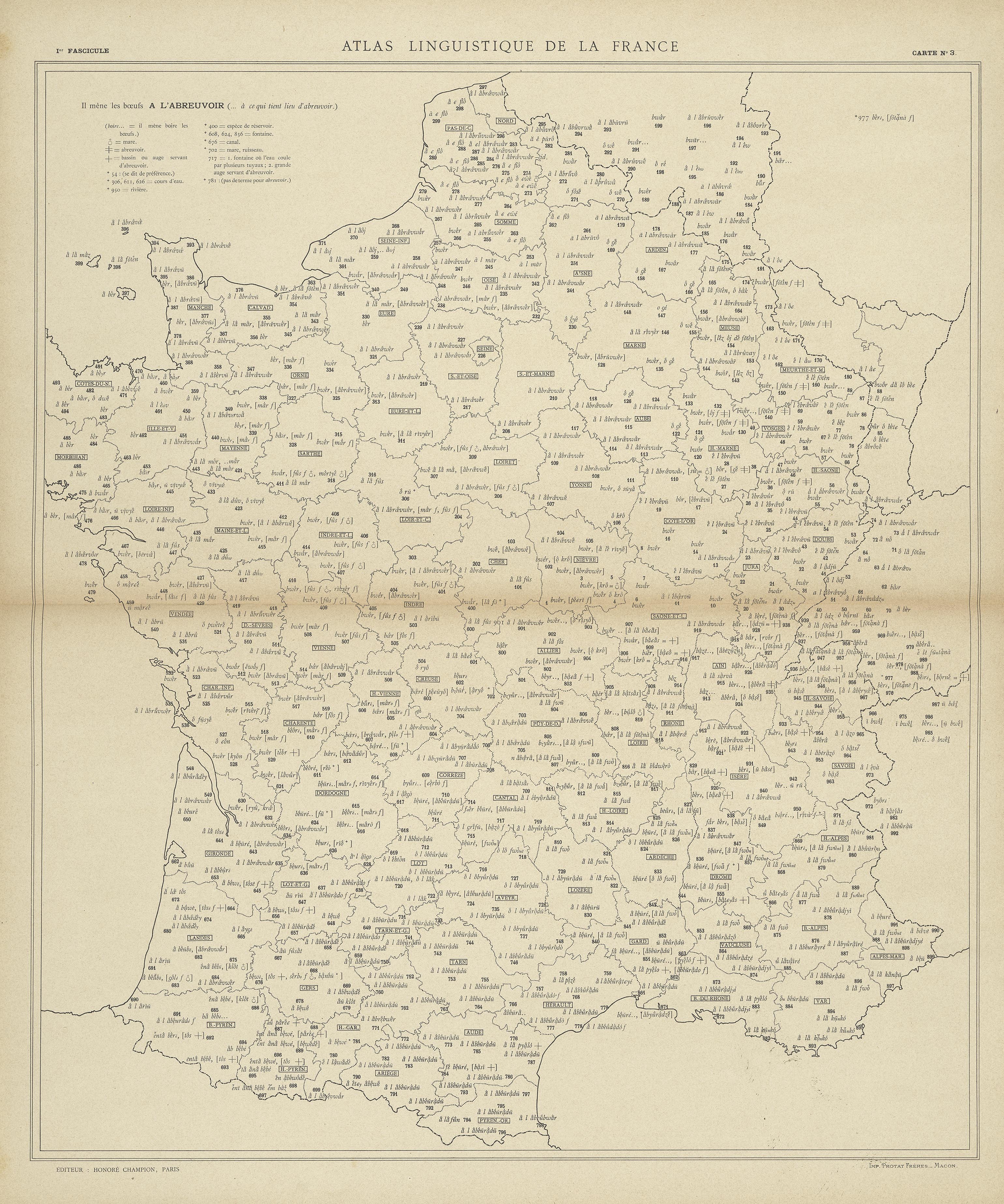 carte alf 3 du segment à l'abreuvoir,