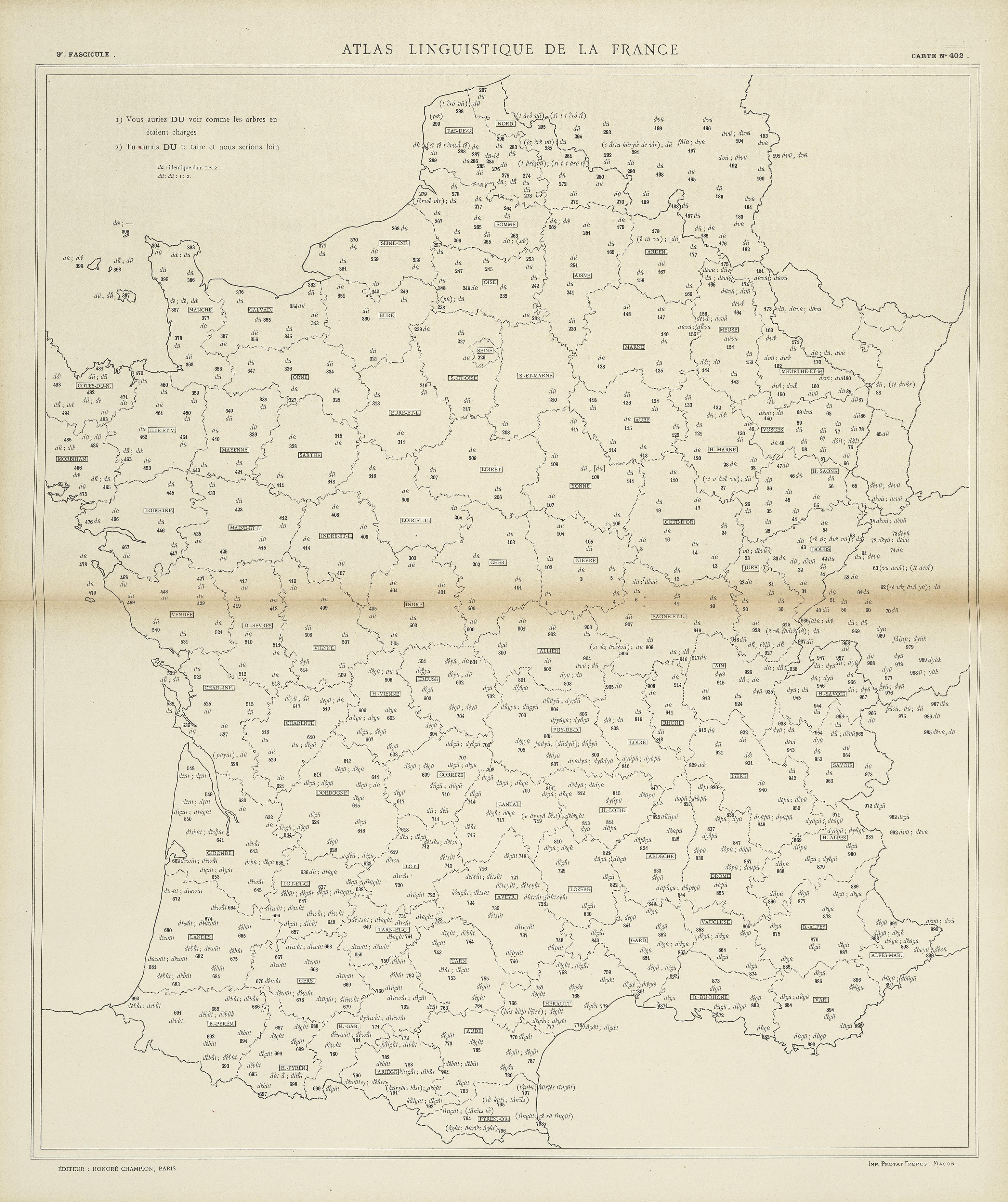 carte alf 402 du segment dû