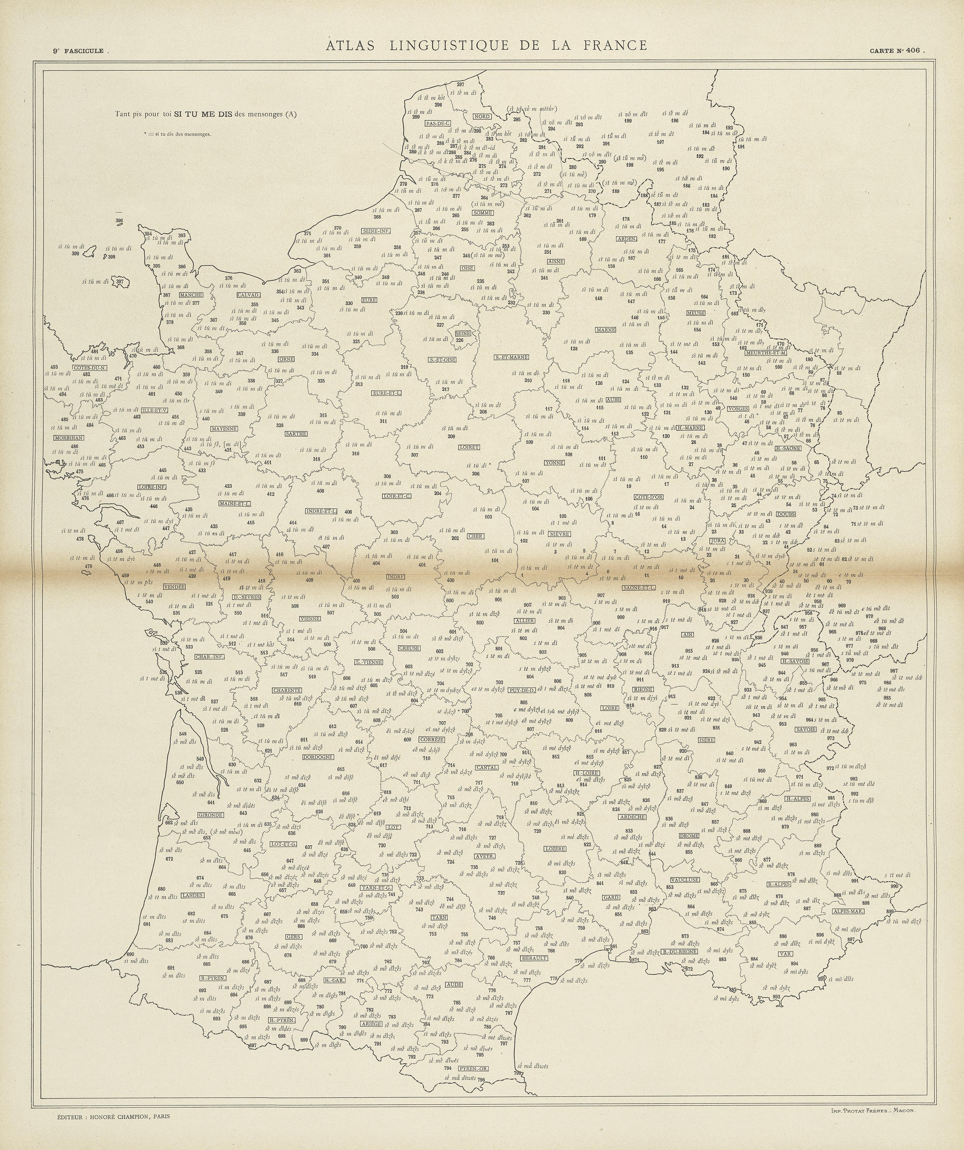 carte alf 406 du segment si tu me dis