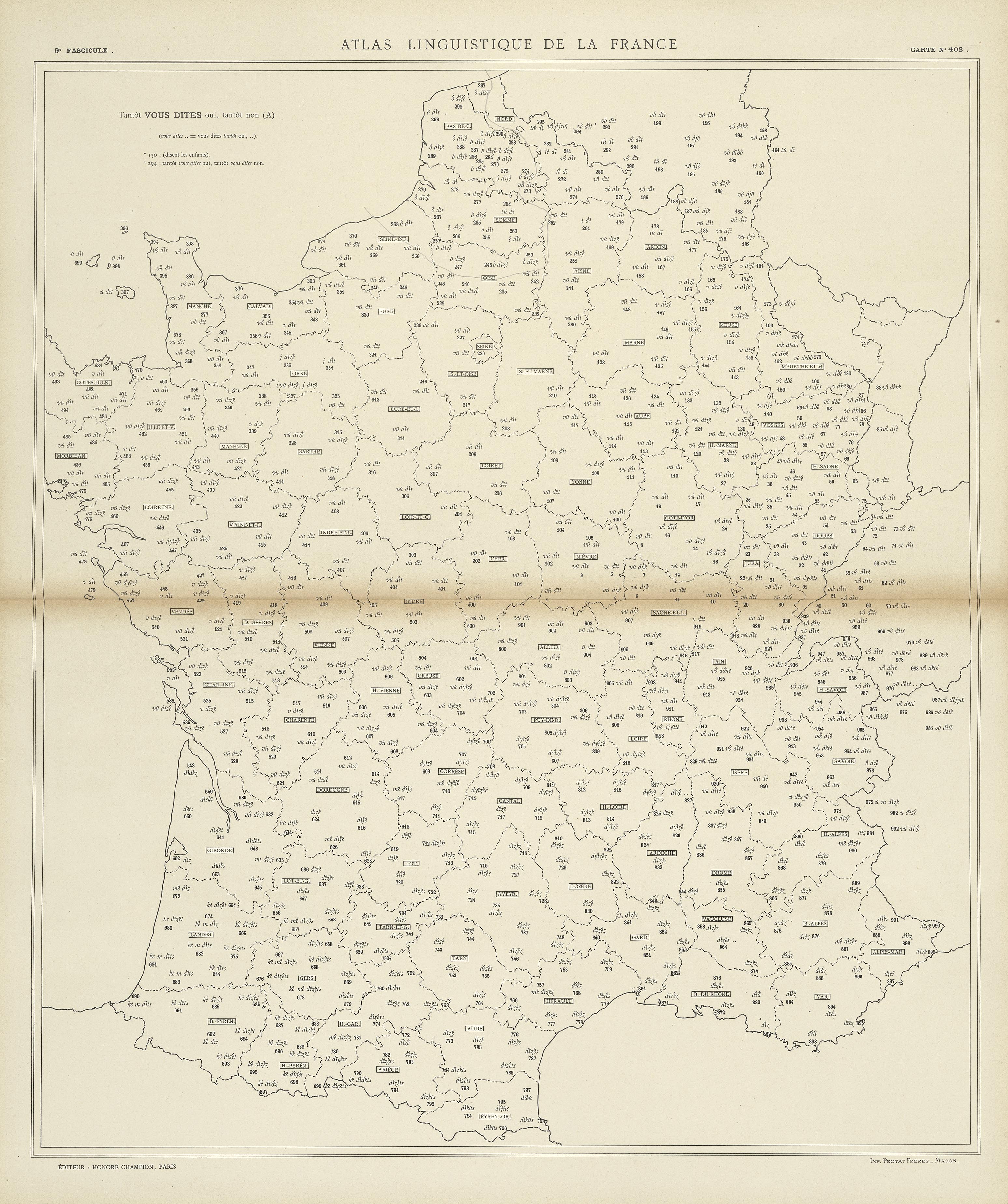 carte alf 408 du segment vous dites