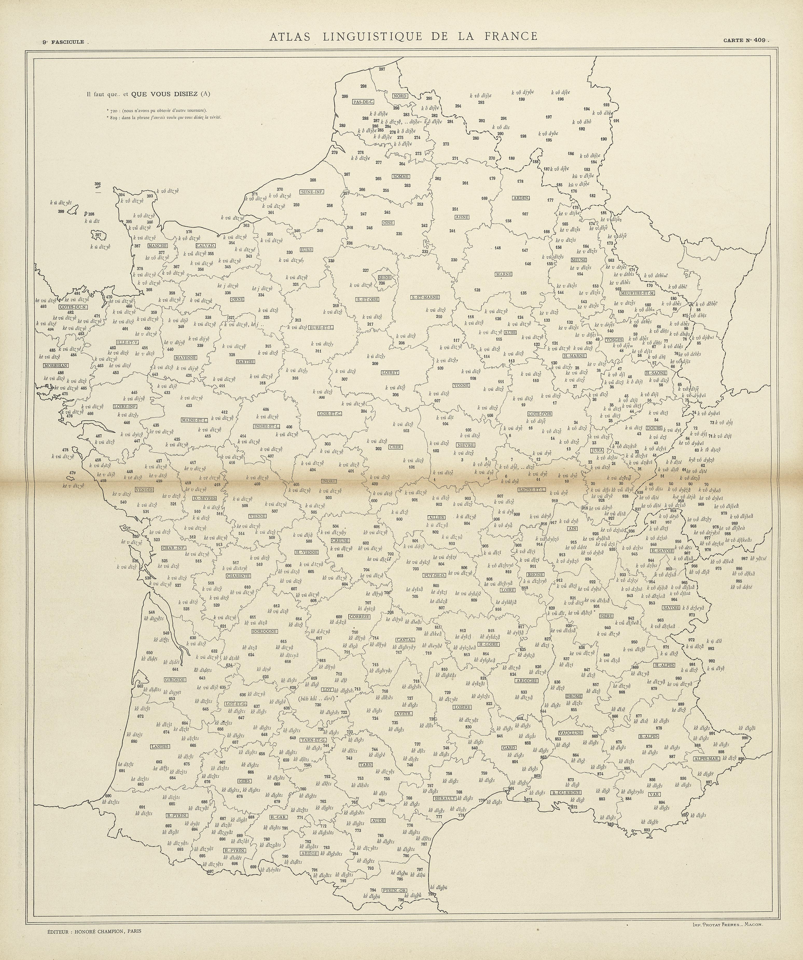 carte alf 409 du segment et que vous disiez…