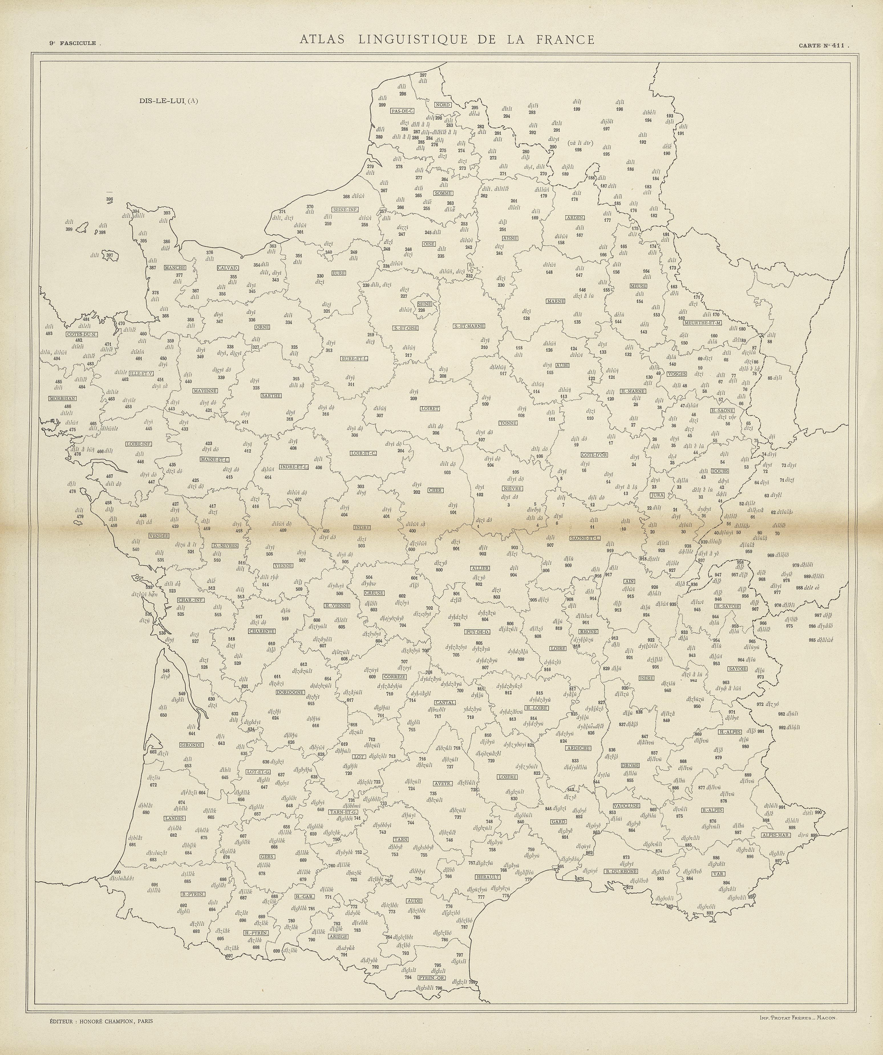 carte alf 411 du segment Dis le lui.