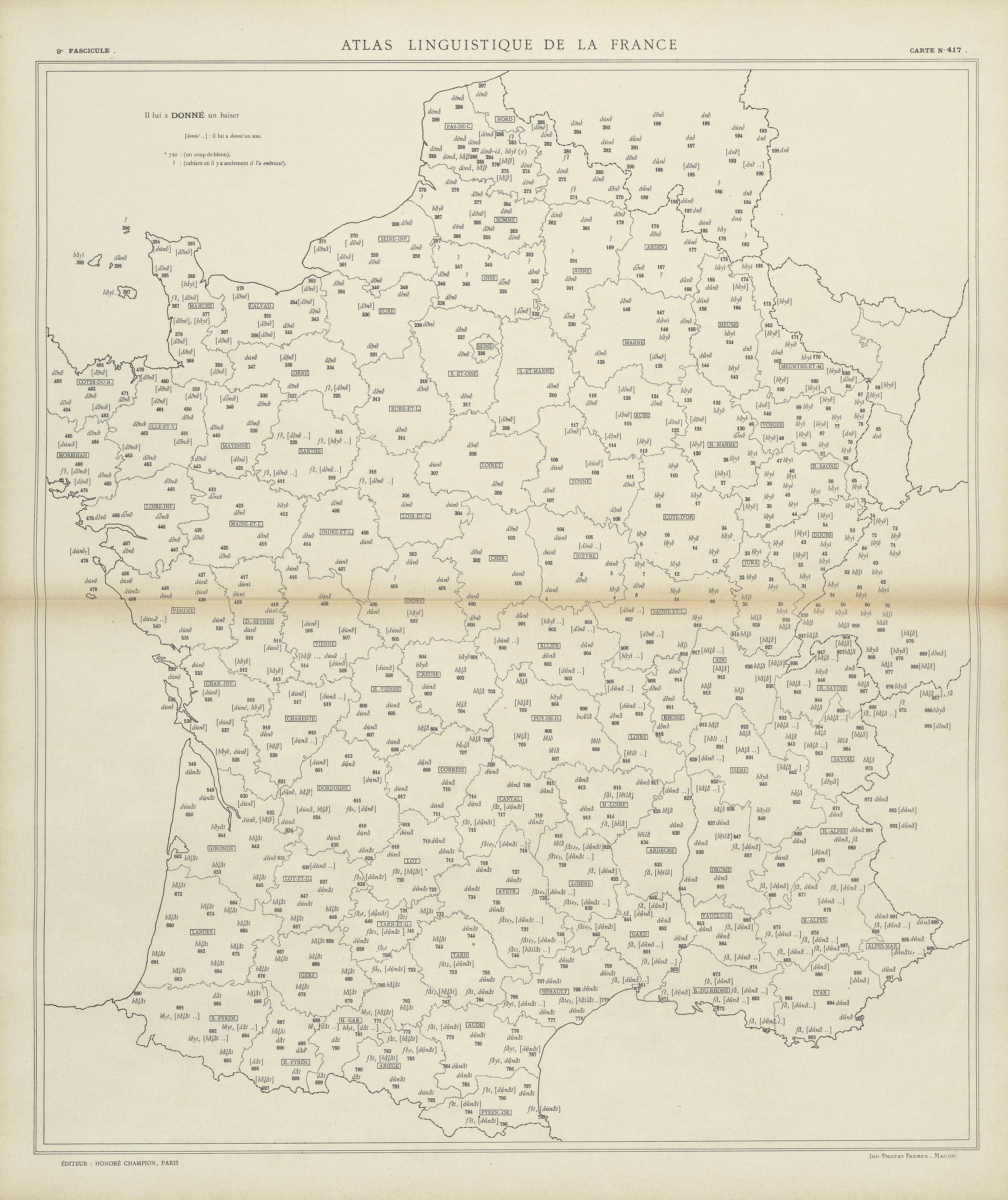 carte alf 417 du segment donné