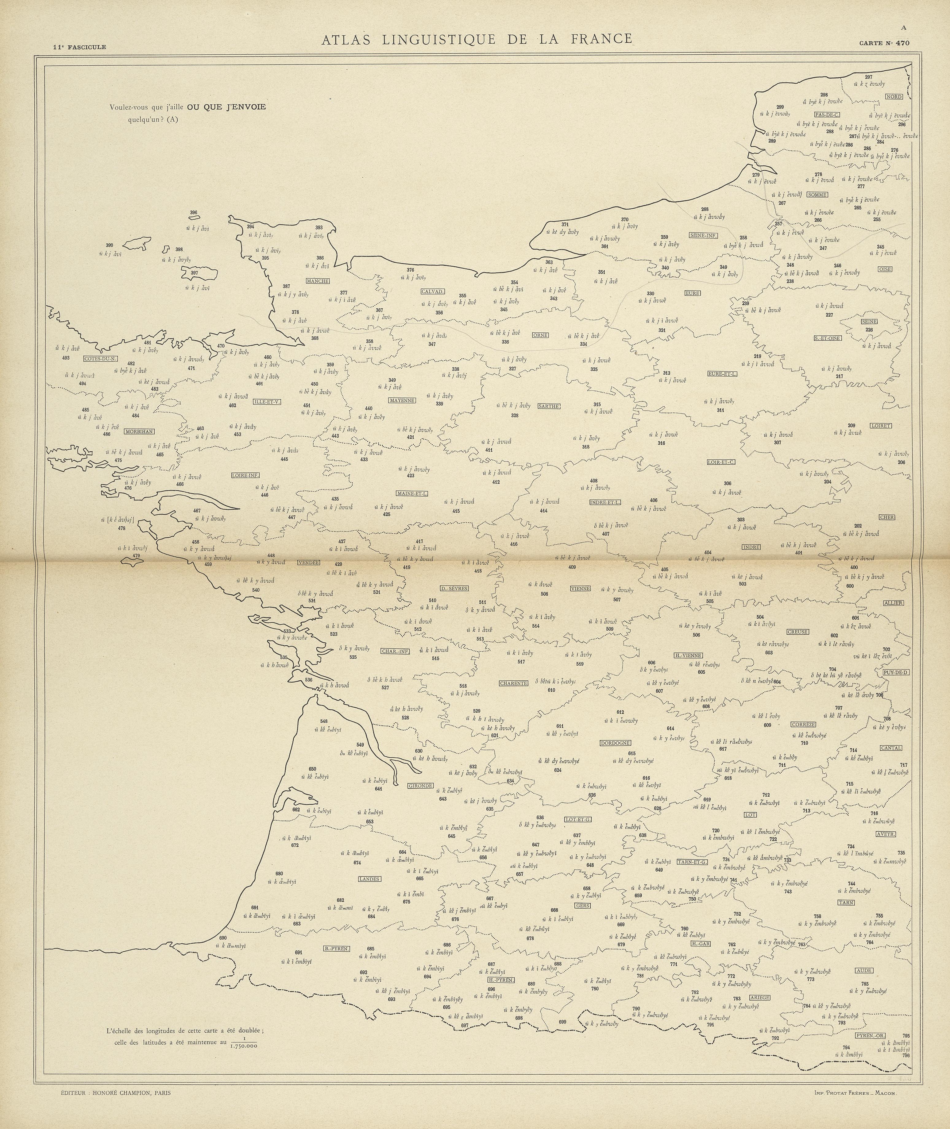 carte alf 470 du segment ou que j'envoie