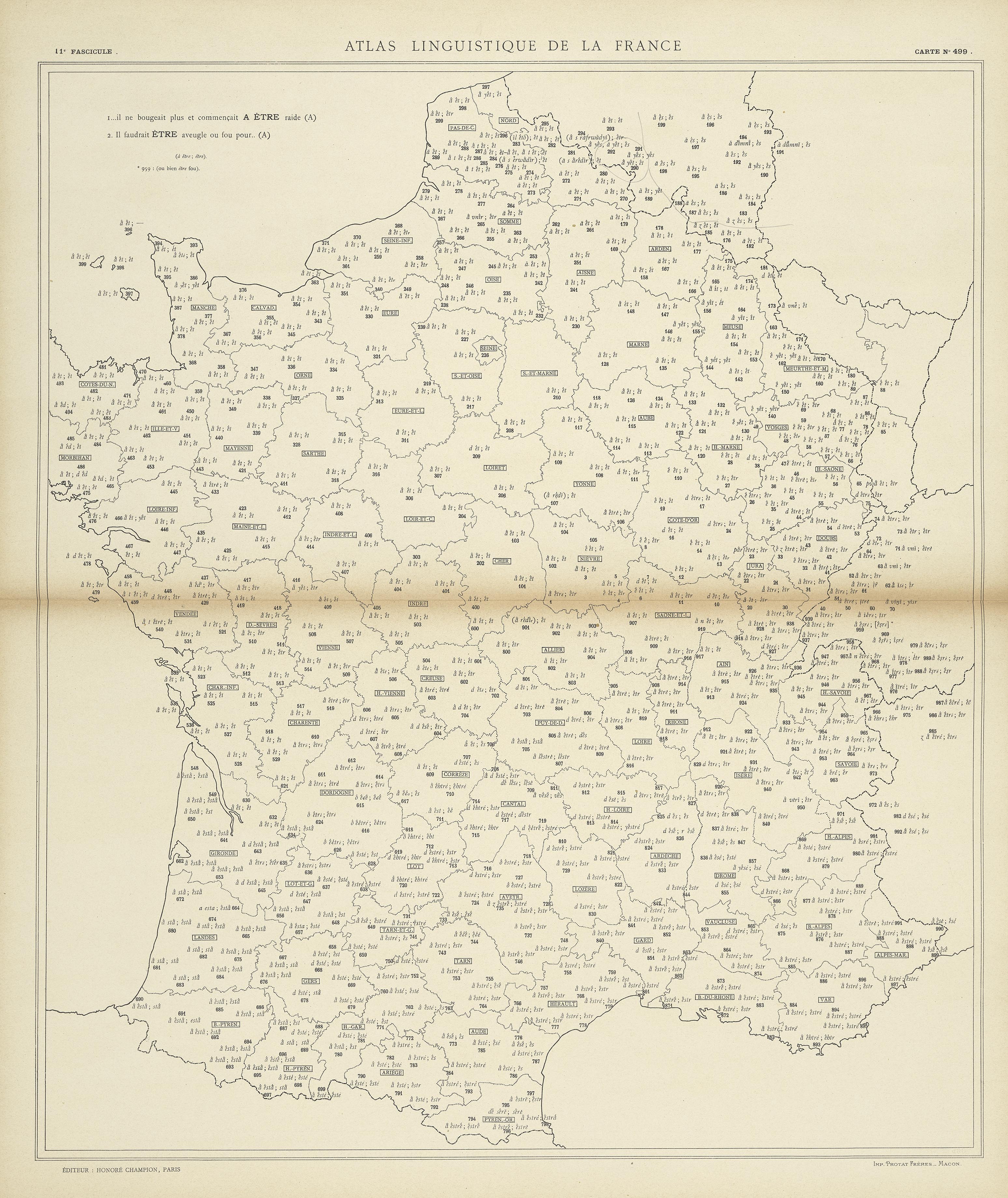 carte alf 499 du segment à être