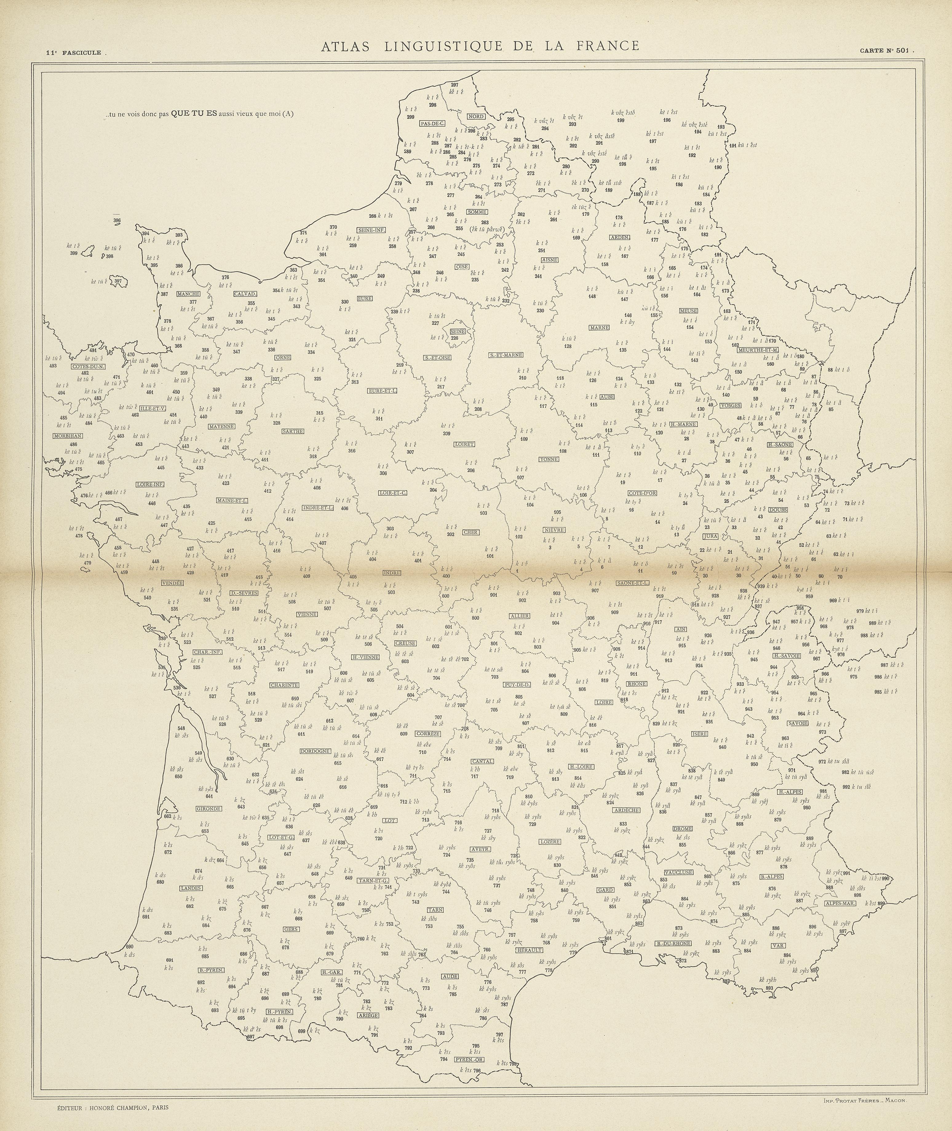 carte alf 501 du segment que tu es