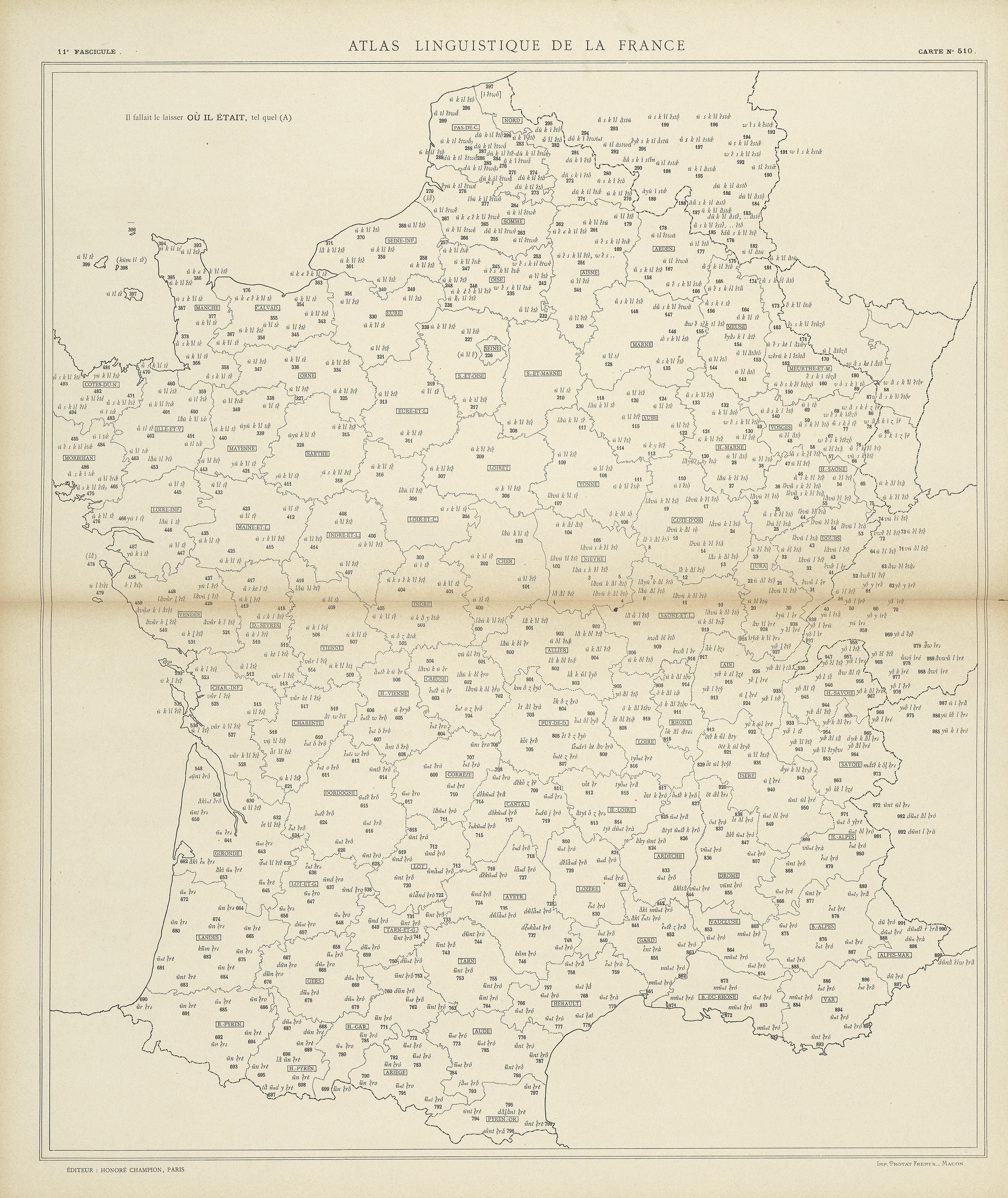 carte alf 510 du segment où il était,