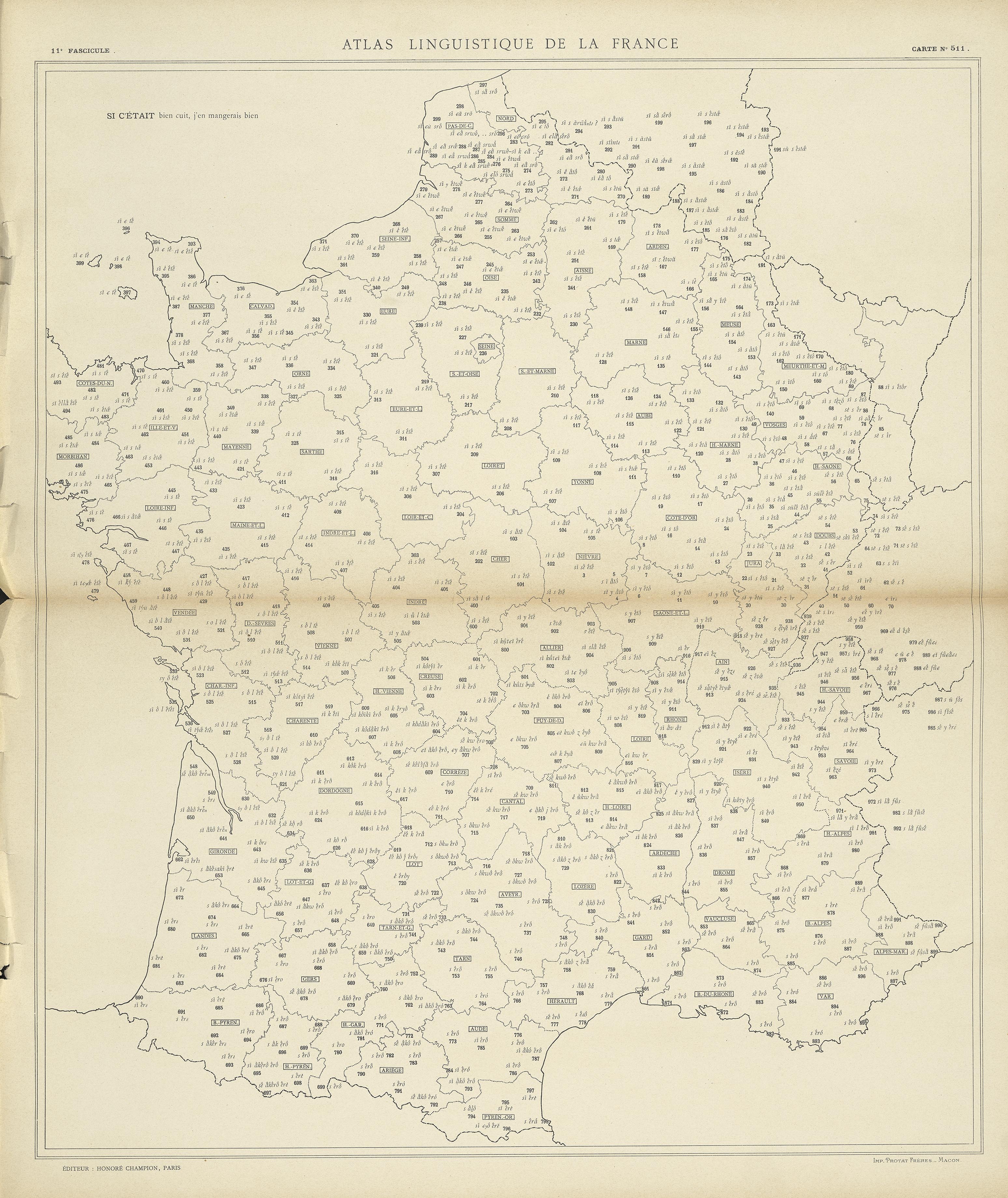 carte alf 511 du segment Si c'était