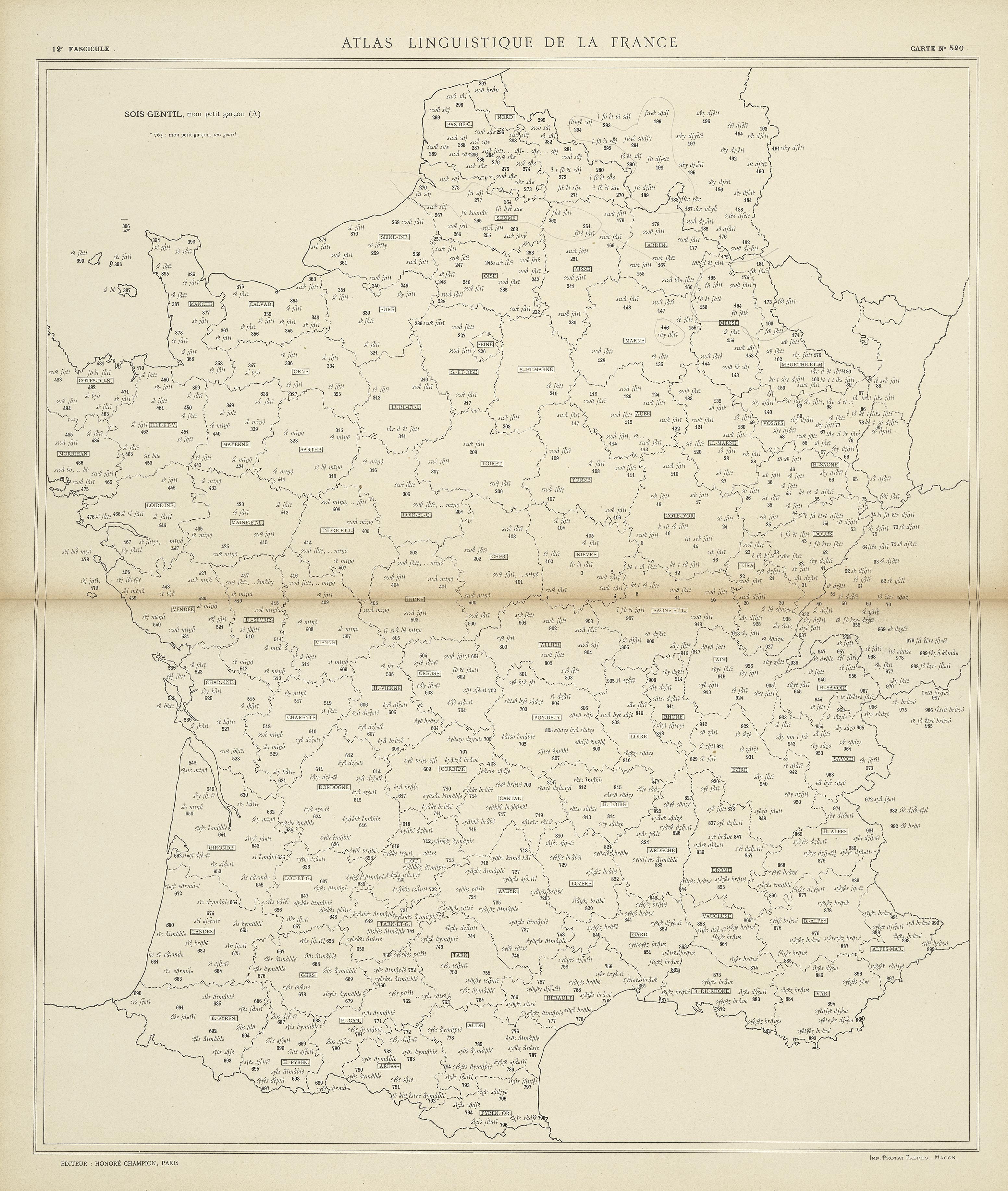 carte alf 520 du segment Sois gentil,
