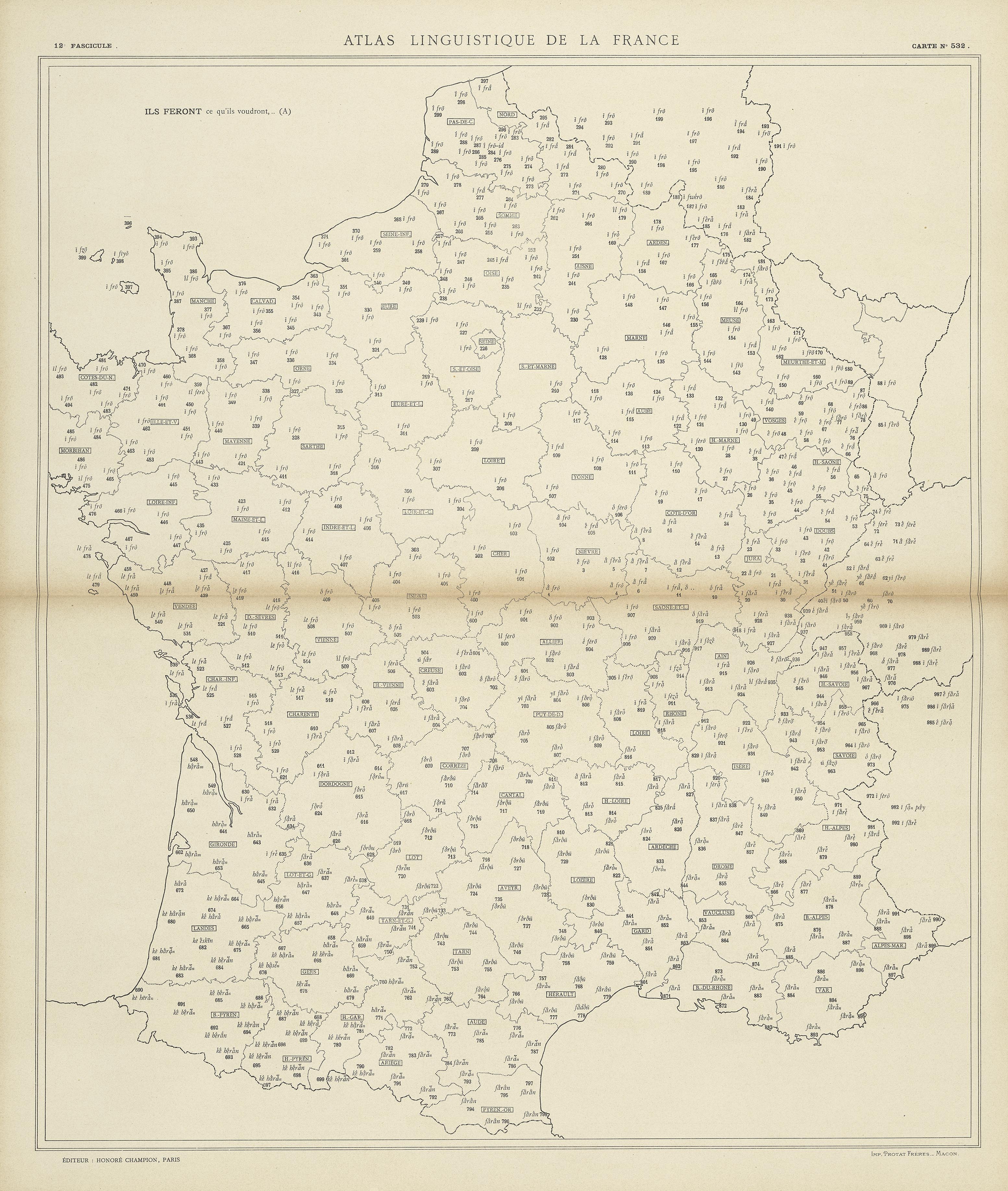 carte alf 532 du segment Ils feront