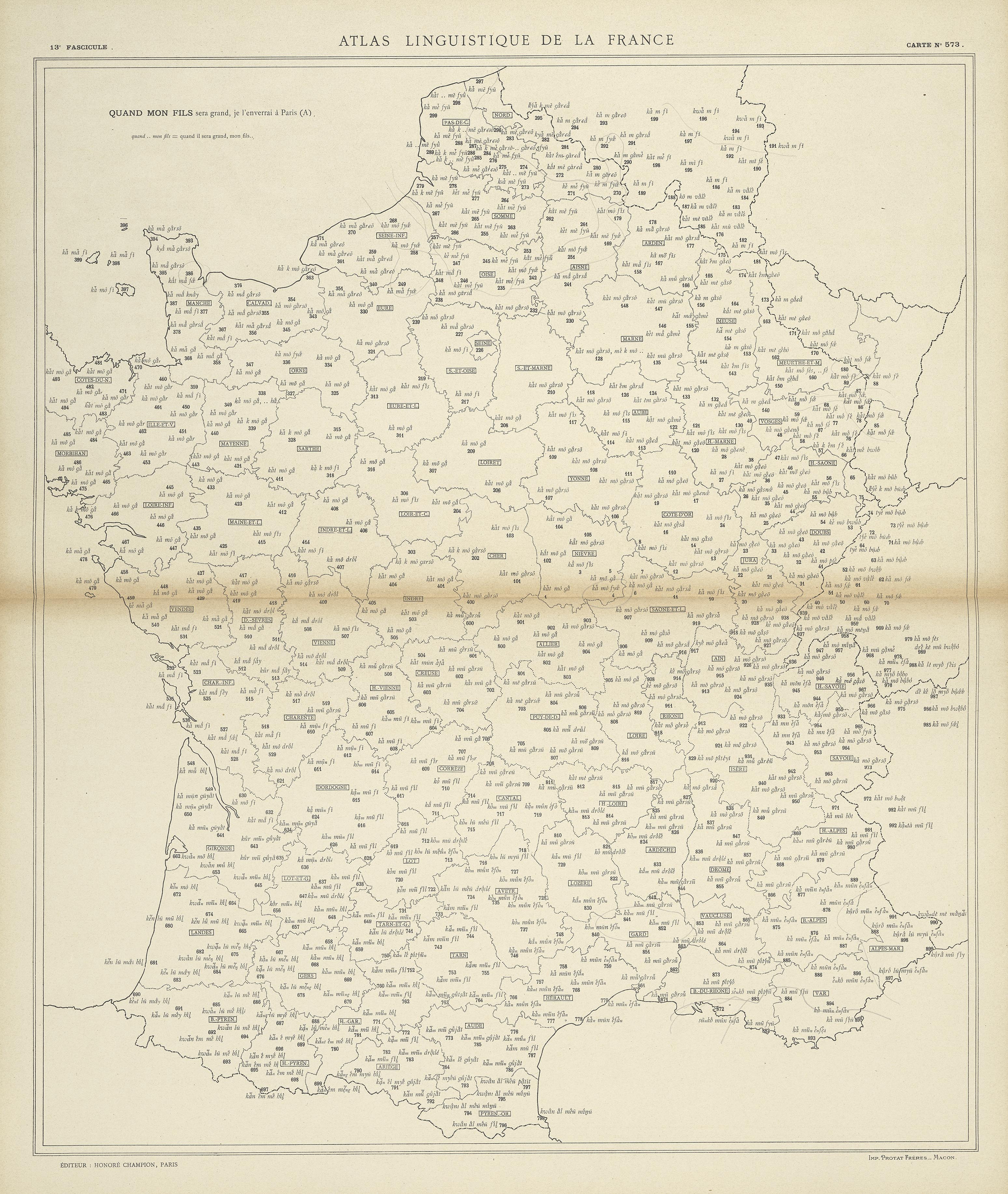 carte alf 573 du segment Quand mon fils
