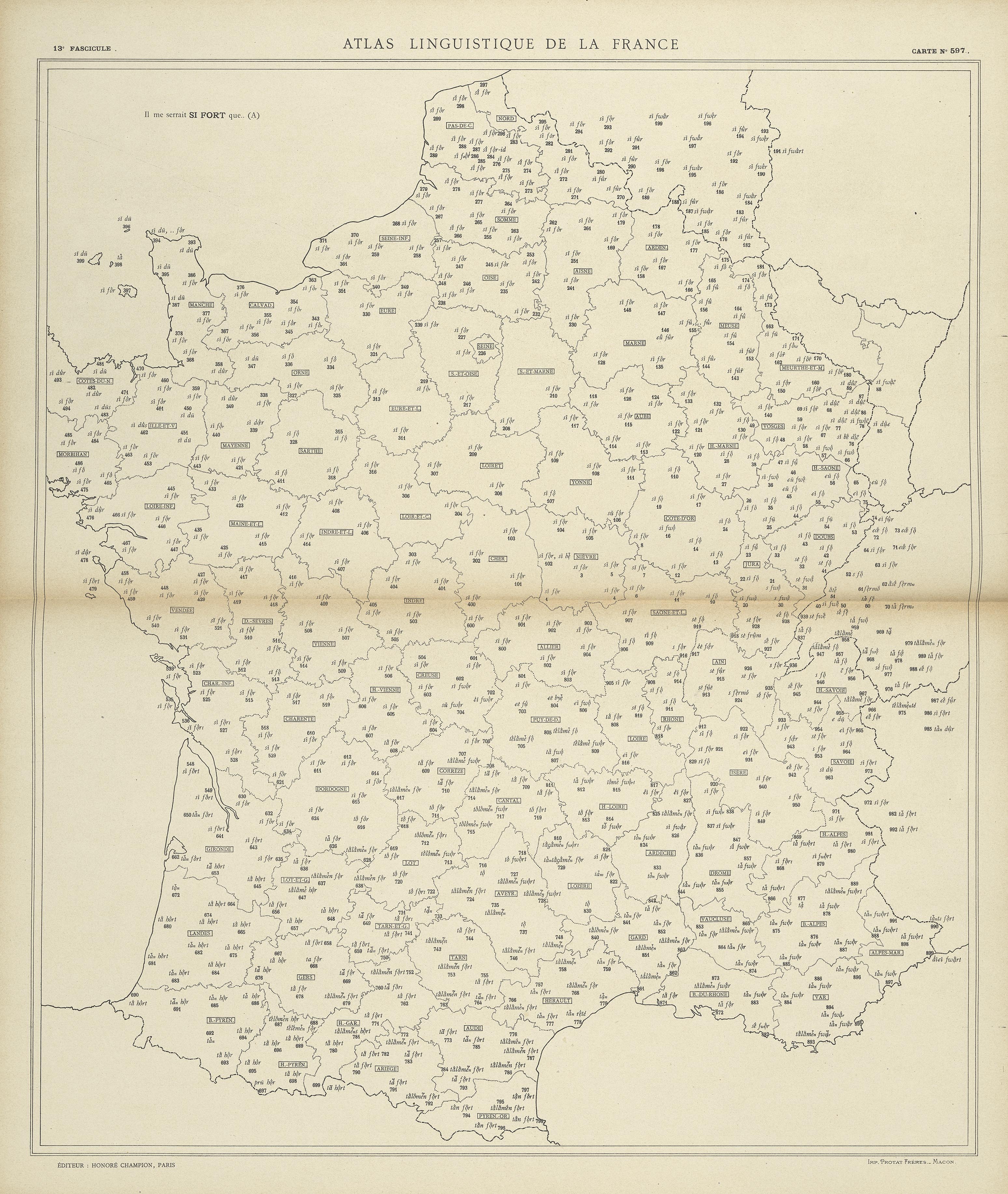 carte alf 597 du segment si fort