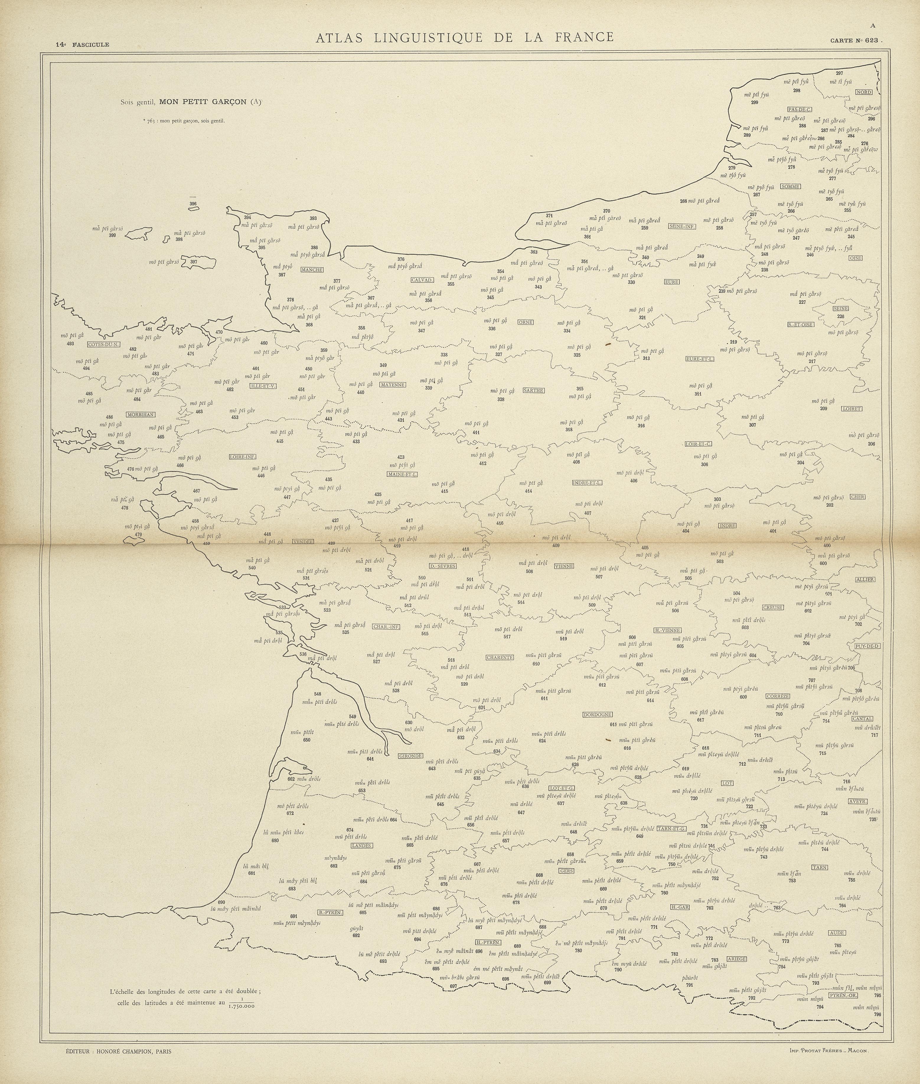 carte alf 623 du segment mon petit garçon.