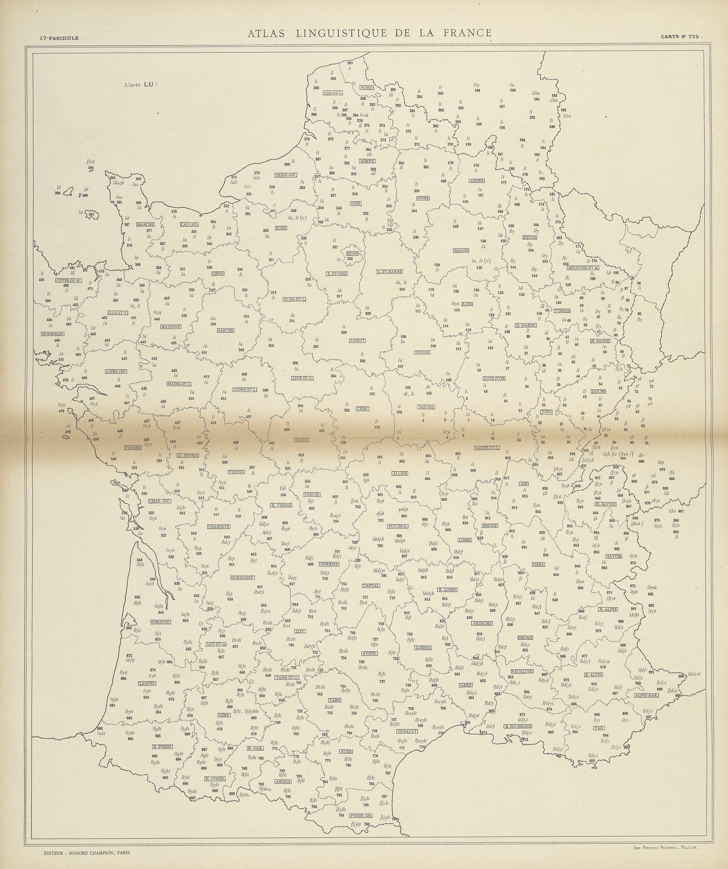 carte alf 775 du segment lu?