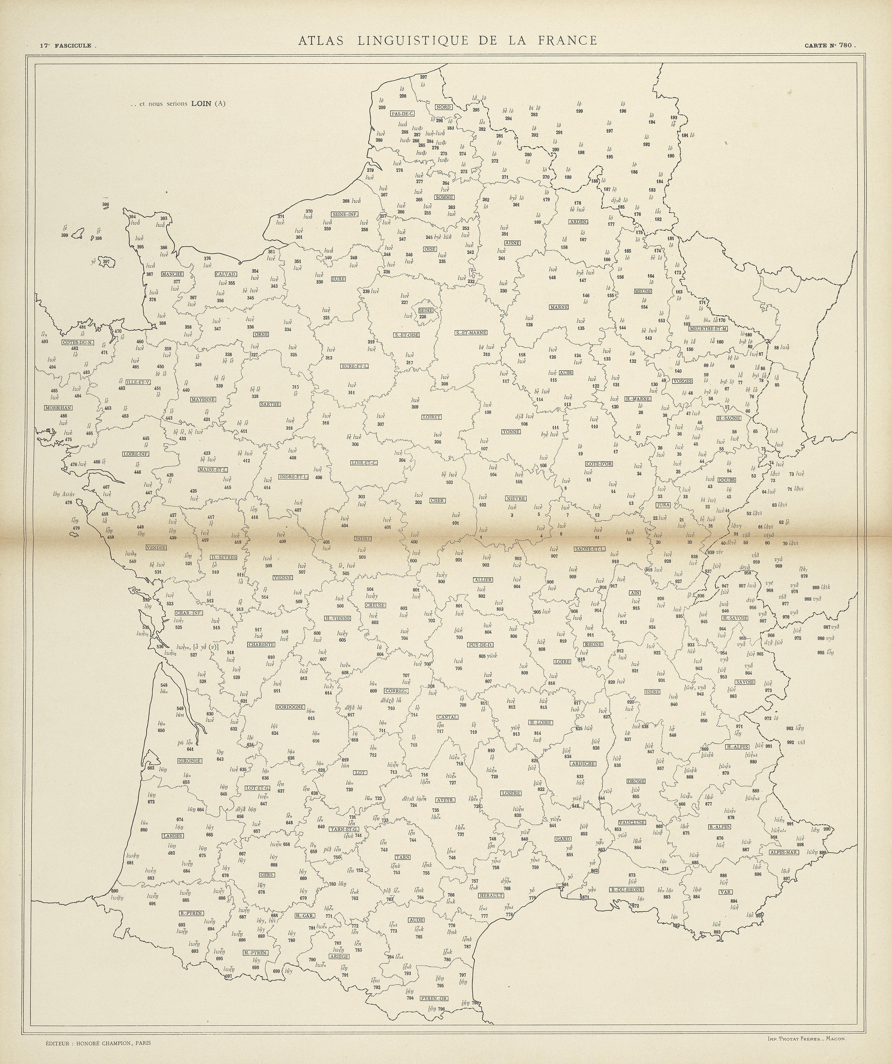 carte alf 780 du segment loin.