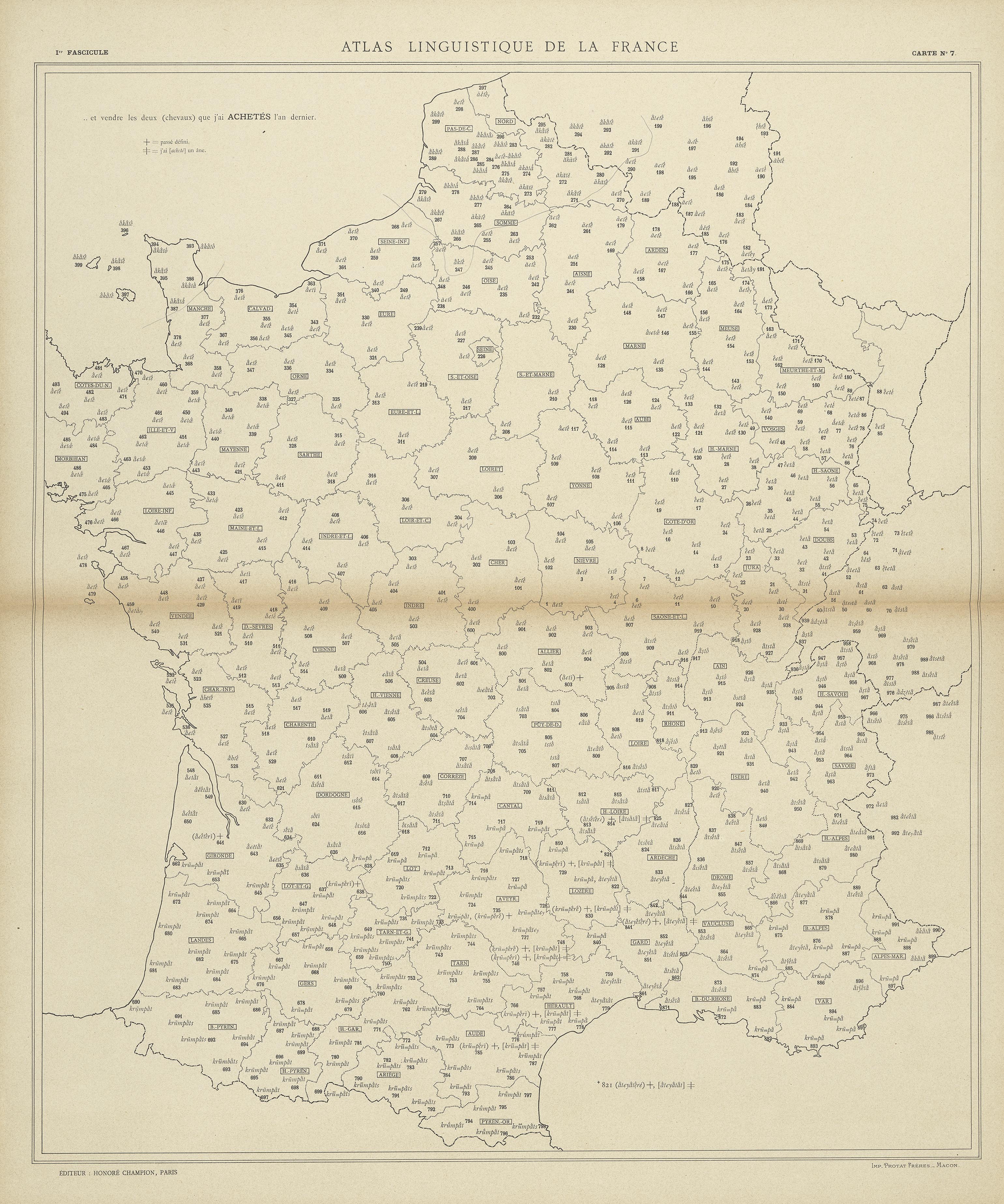 carte alf 7 du segment achetés
