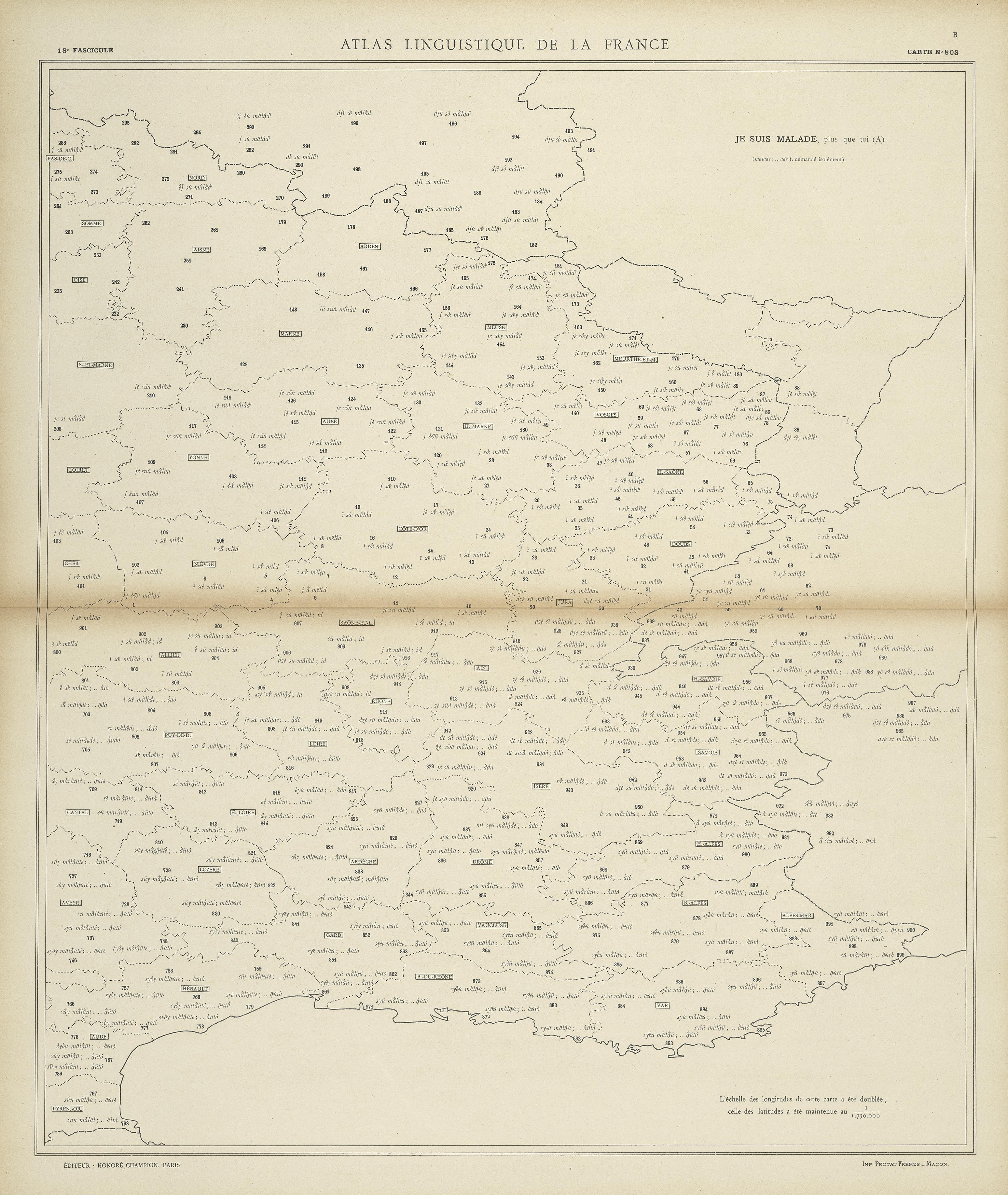 carte alf 803B du segment Je suis malade,